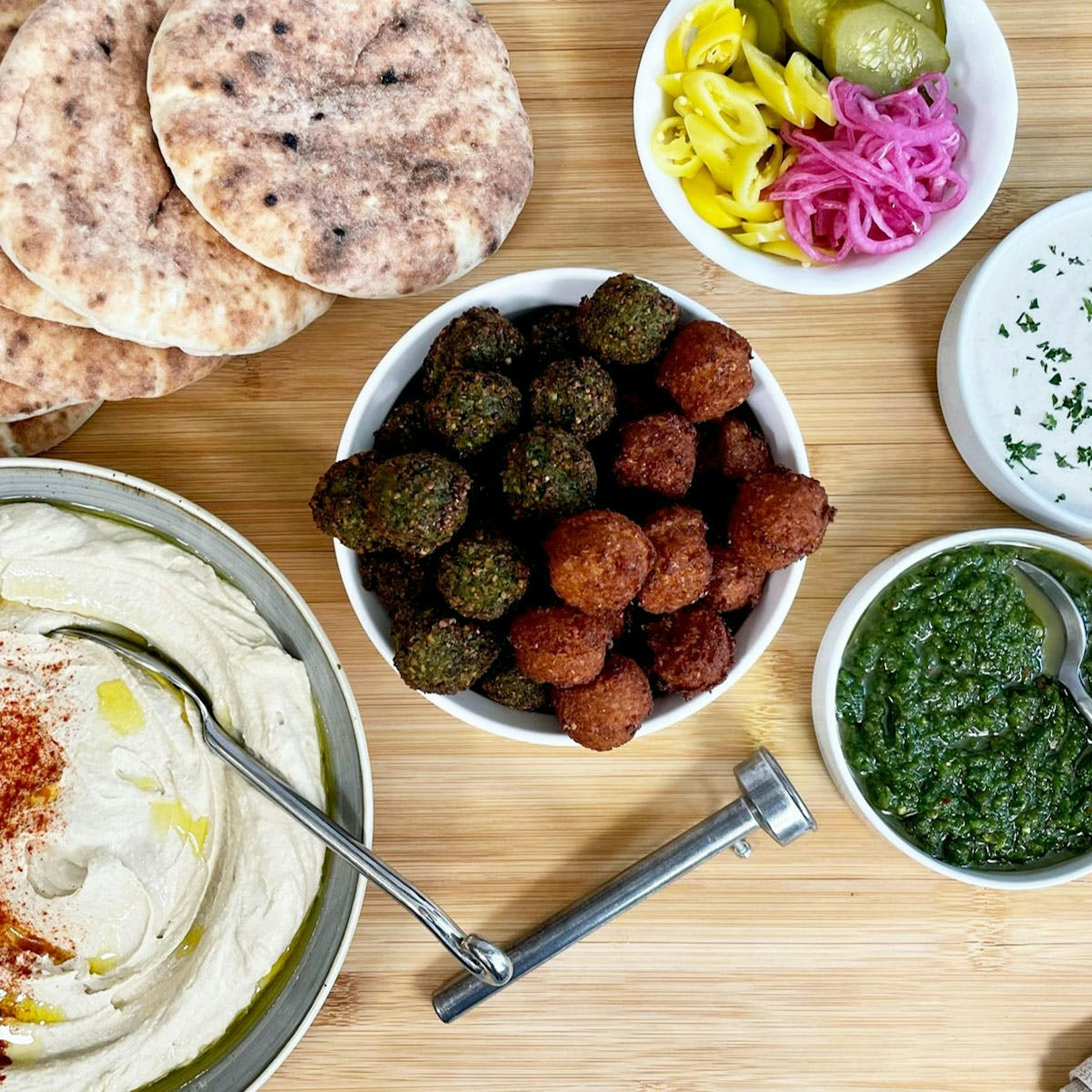 Harissa Falafel Kit for 6 (Vegan) by Taïm Mediterranean Kitchen