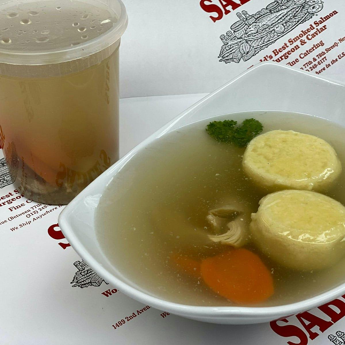 Homemade Chicken Matzo Ball Soup by Sable's Smoked Fish