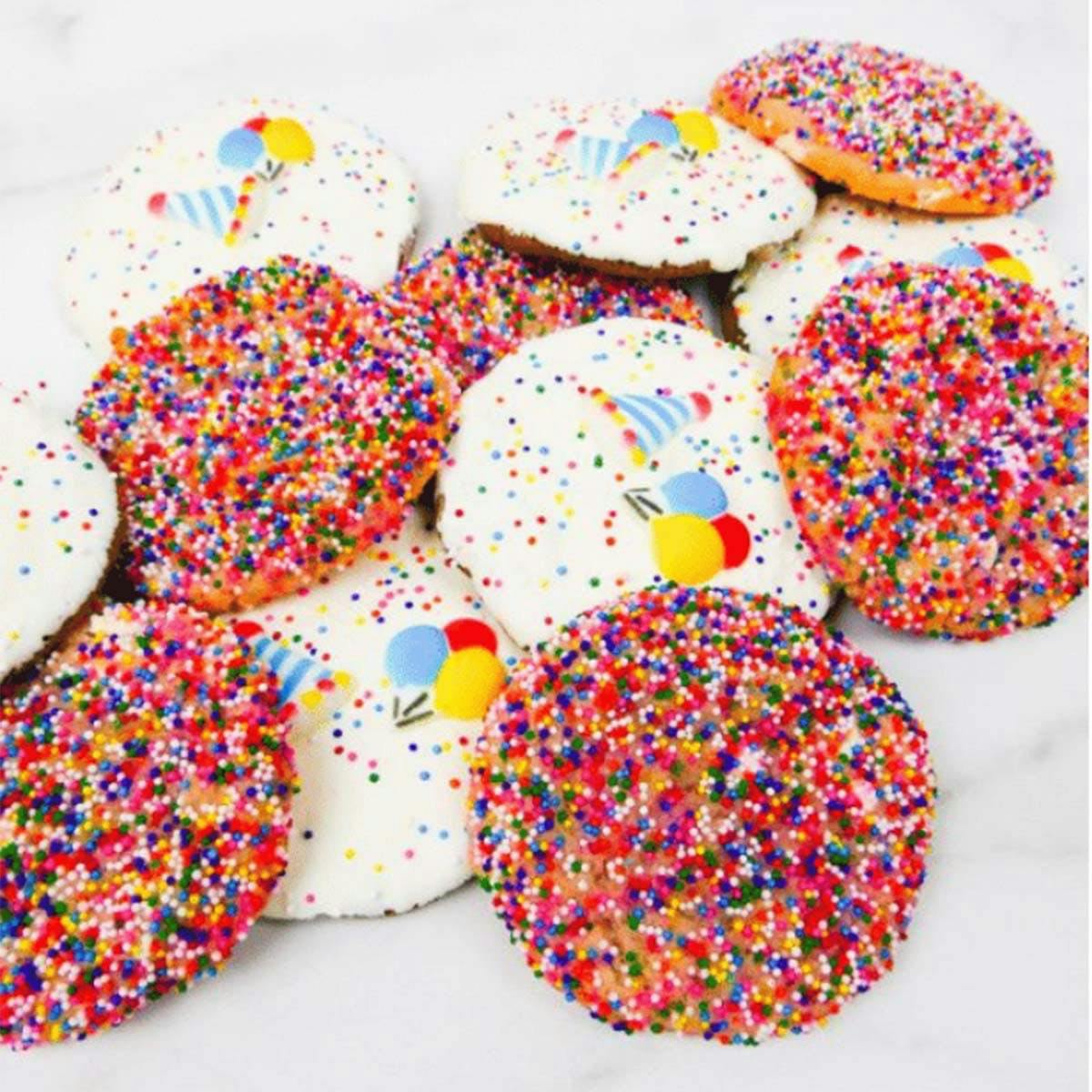 Take + Make Birthday Cake Cookie Mix - 2 Pack by Cravory Cookies - Alternate image 1