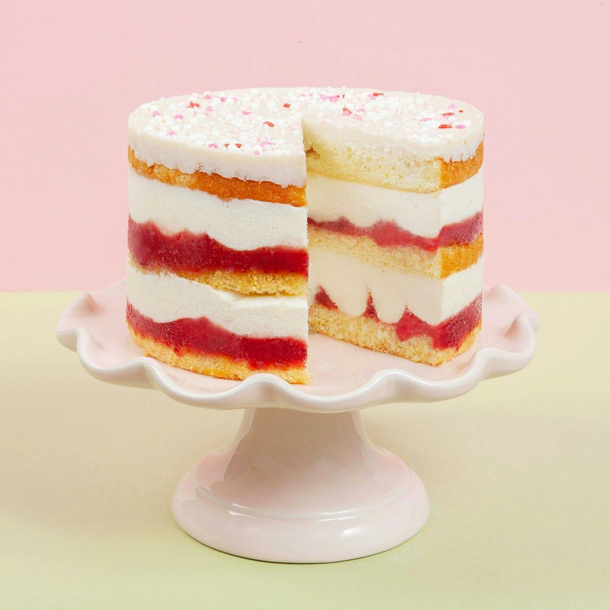 Strawberry Shortcake Charlotte Recipe - Entertaining with Beth