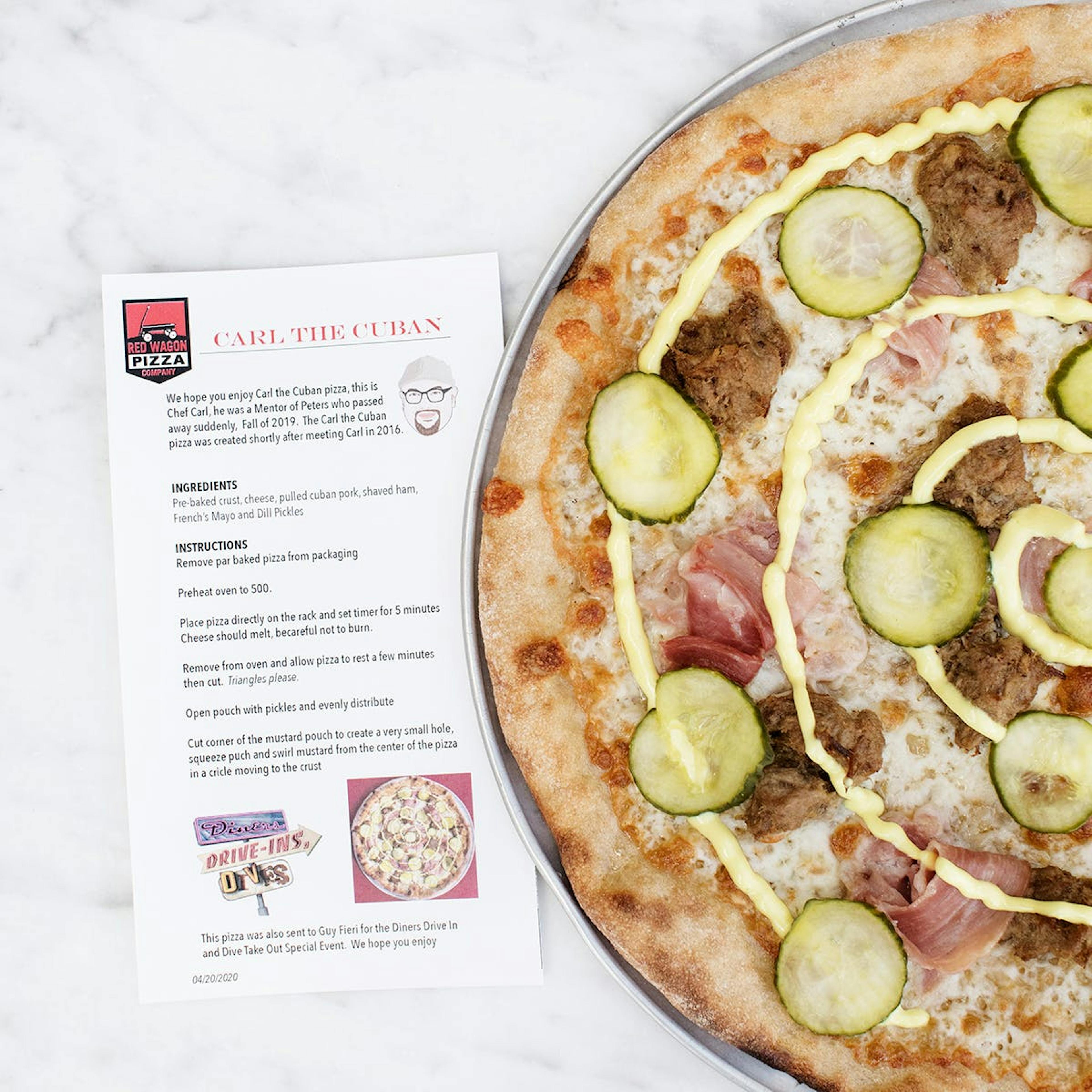 Gluten Free Carl The Cuban Pizza - 4 Pack by Red Wagon Pizza - Alternate image 3