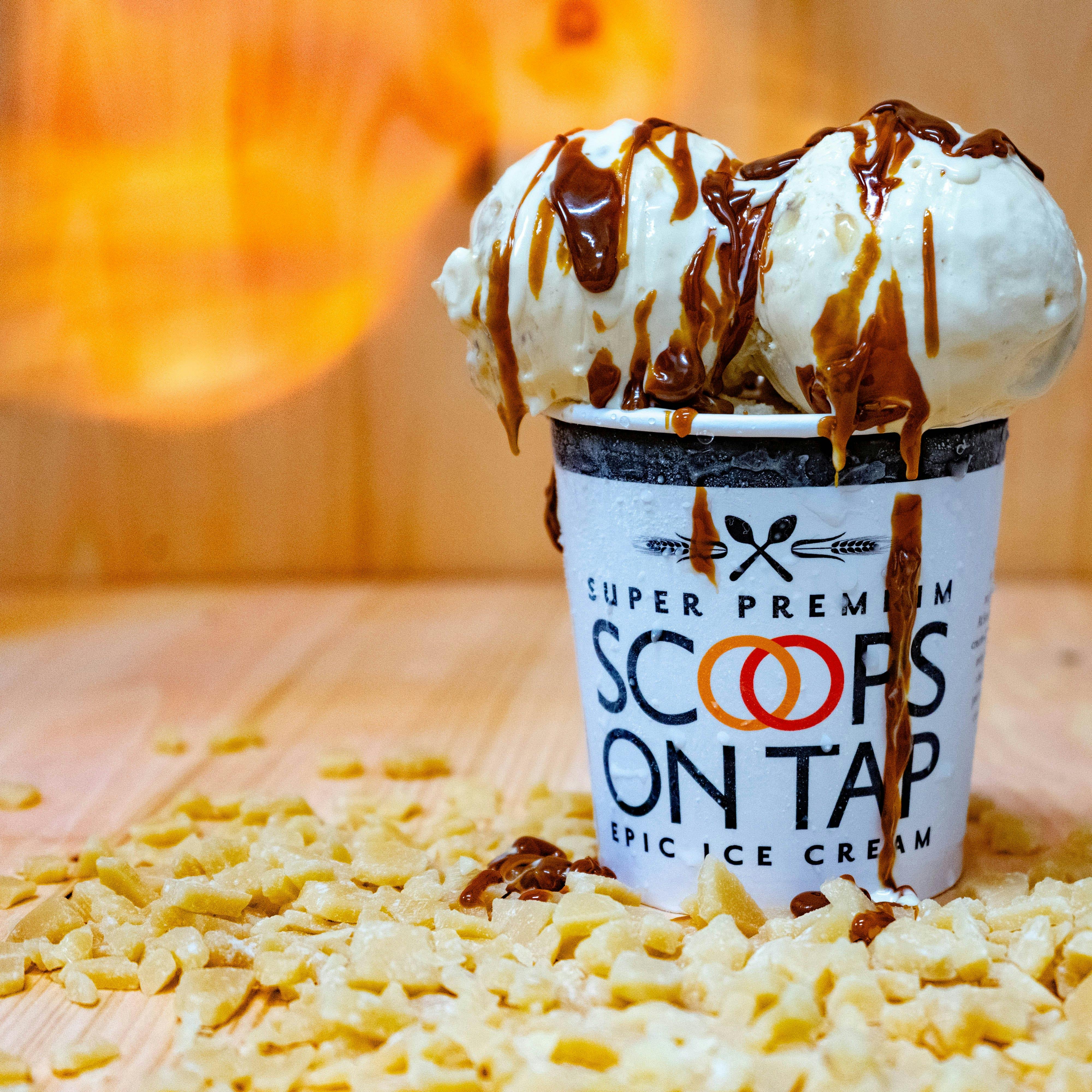 Crème Brulee Ice Cream - 4 Pints by Scoops On Tap - Alternate image 1