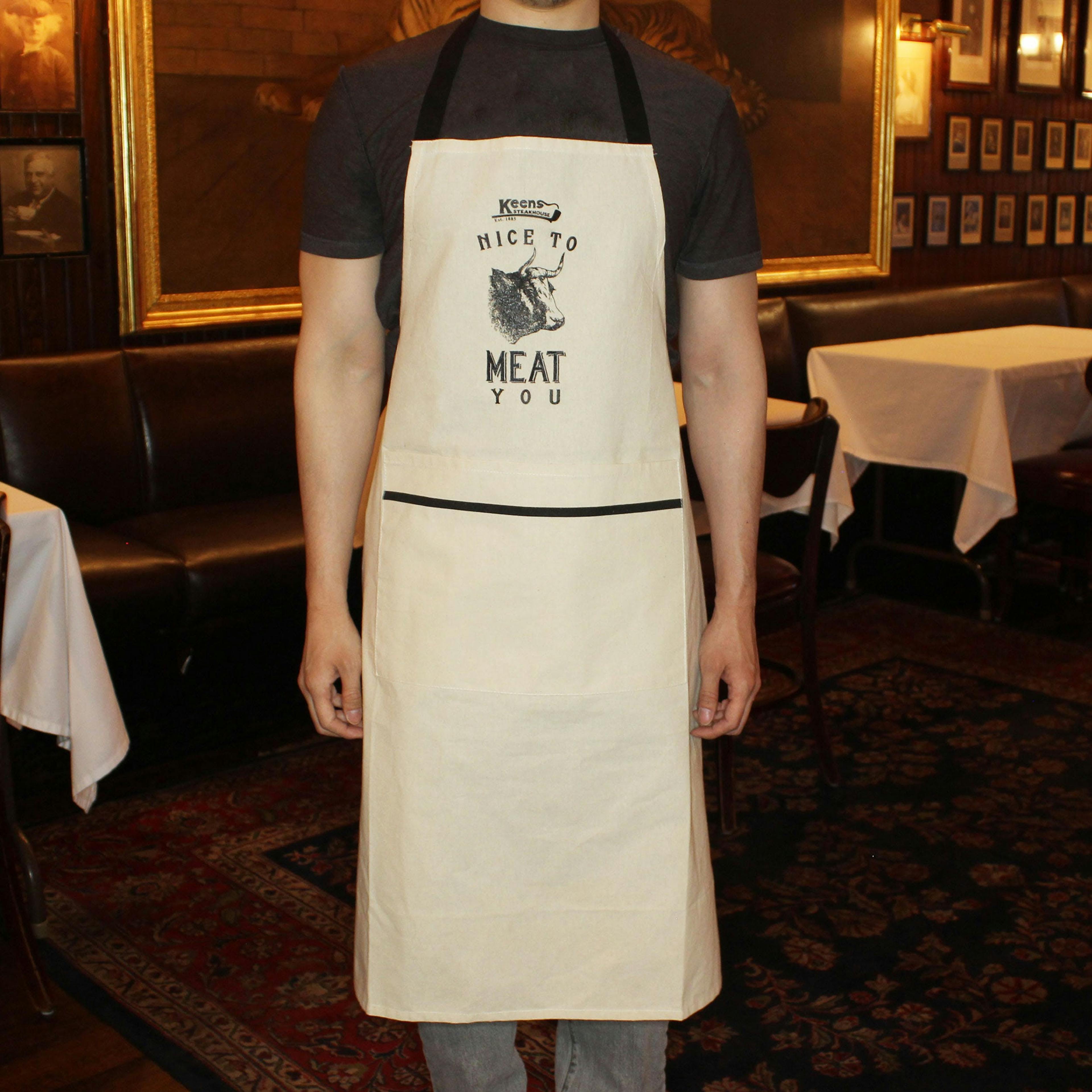 Keens "Nice to Meat You" Apron by Keens Steakhouse