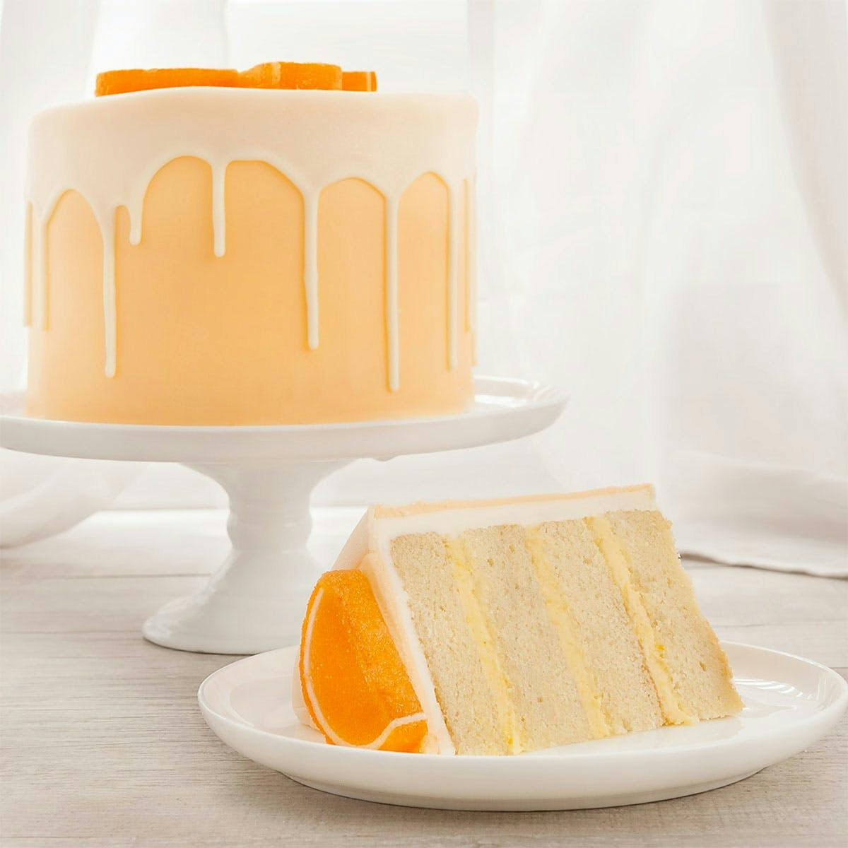 Orange Creamsicle Layer Cake by We Take the Cake Goldbelly