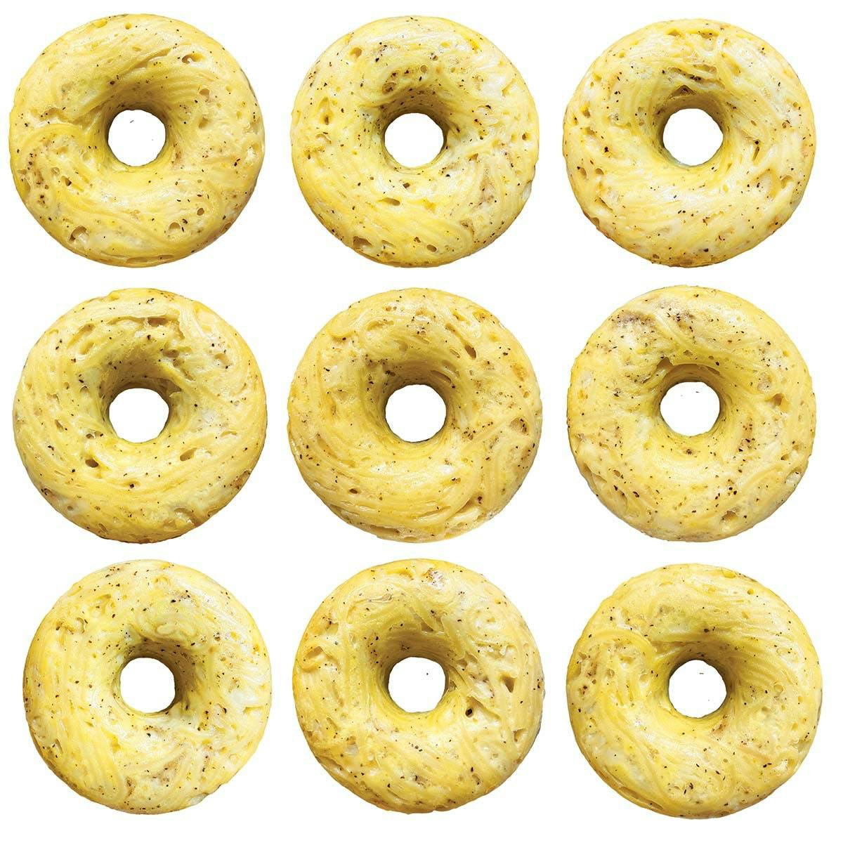 Mini Cacio e Pepe Spaghetti Donuts - 18 Pack by Pop Pasta