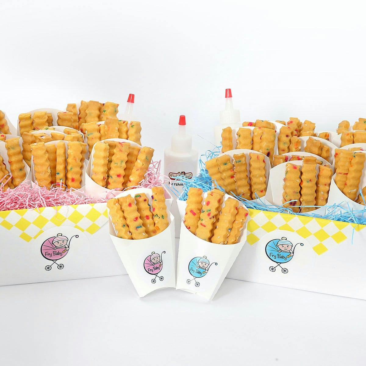 Cookie "Fry Baby" Basket - 12 Cartons by The Cookie Joint - Alternate image 1