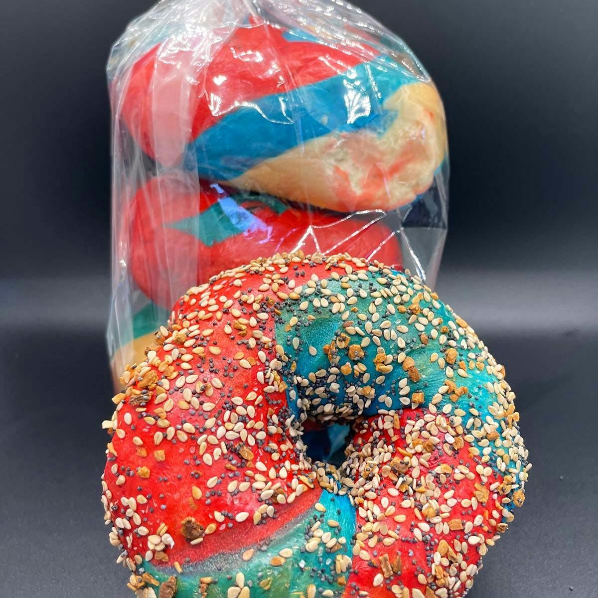 Fourth of July Bagel Dozen by Kossar's Bagels & Bialys Goldbelly