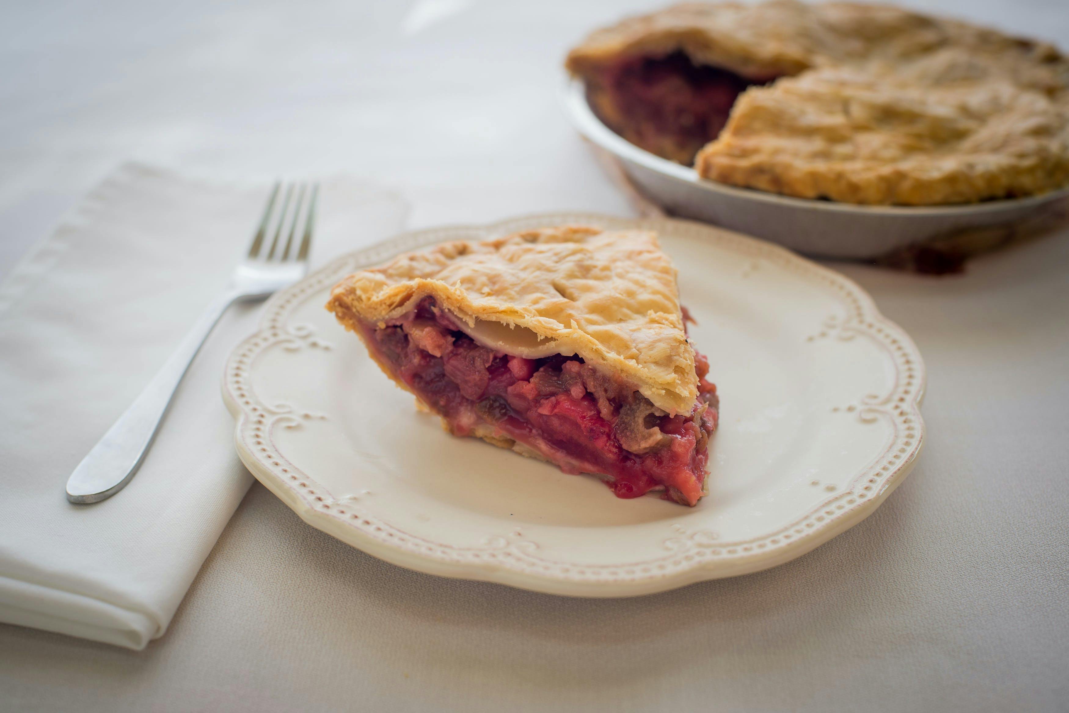 Fire House Strawberry Rhubarb Pie by Grand Traverse Pie Company