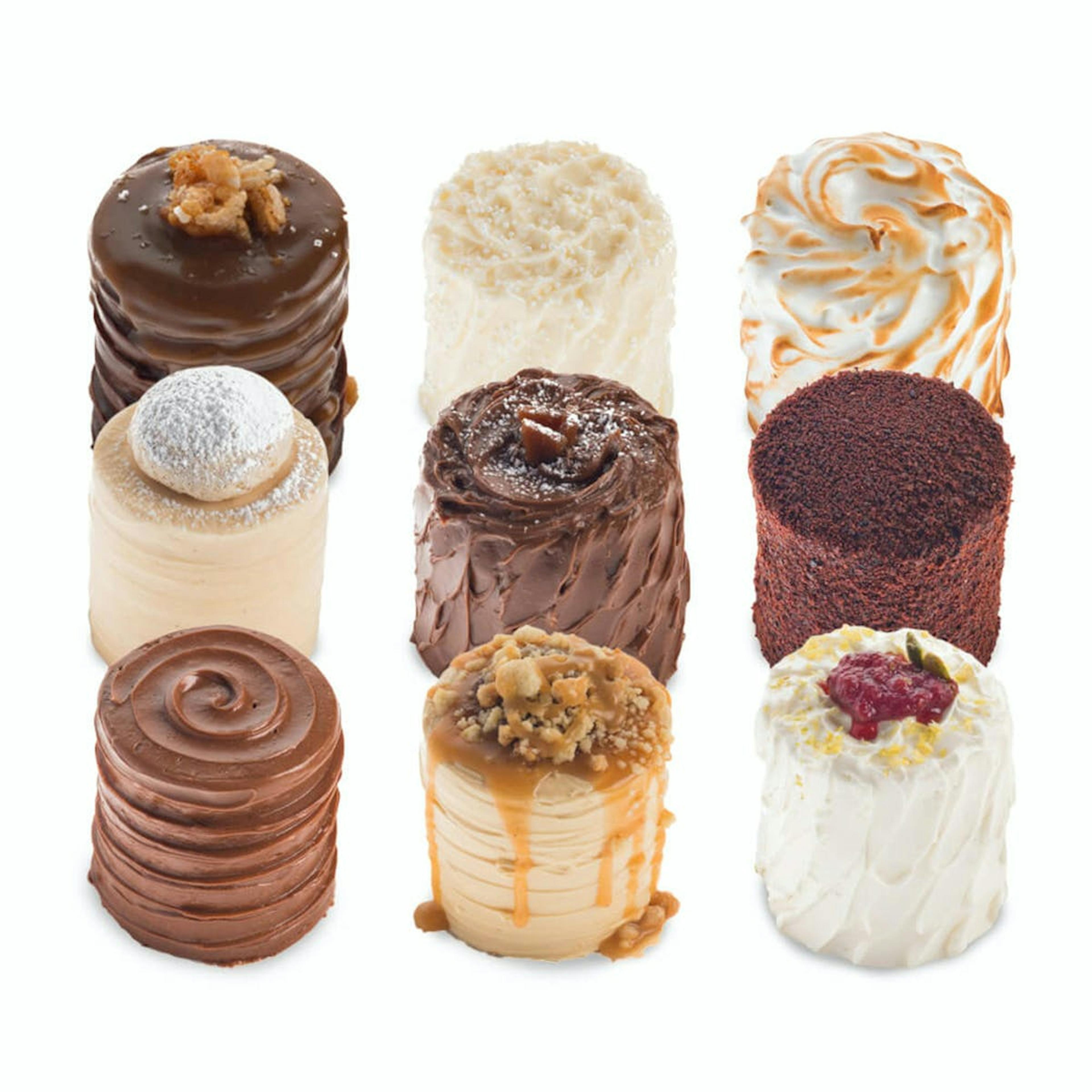 Choose Your Own Mini Cakes Gift Box - 9 Pack by Cake Monkey Bakery