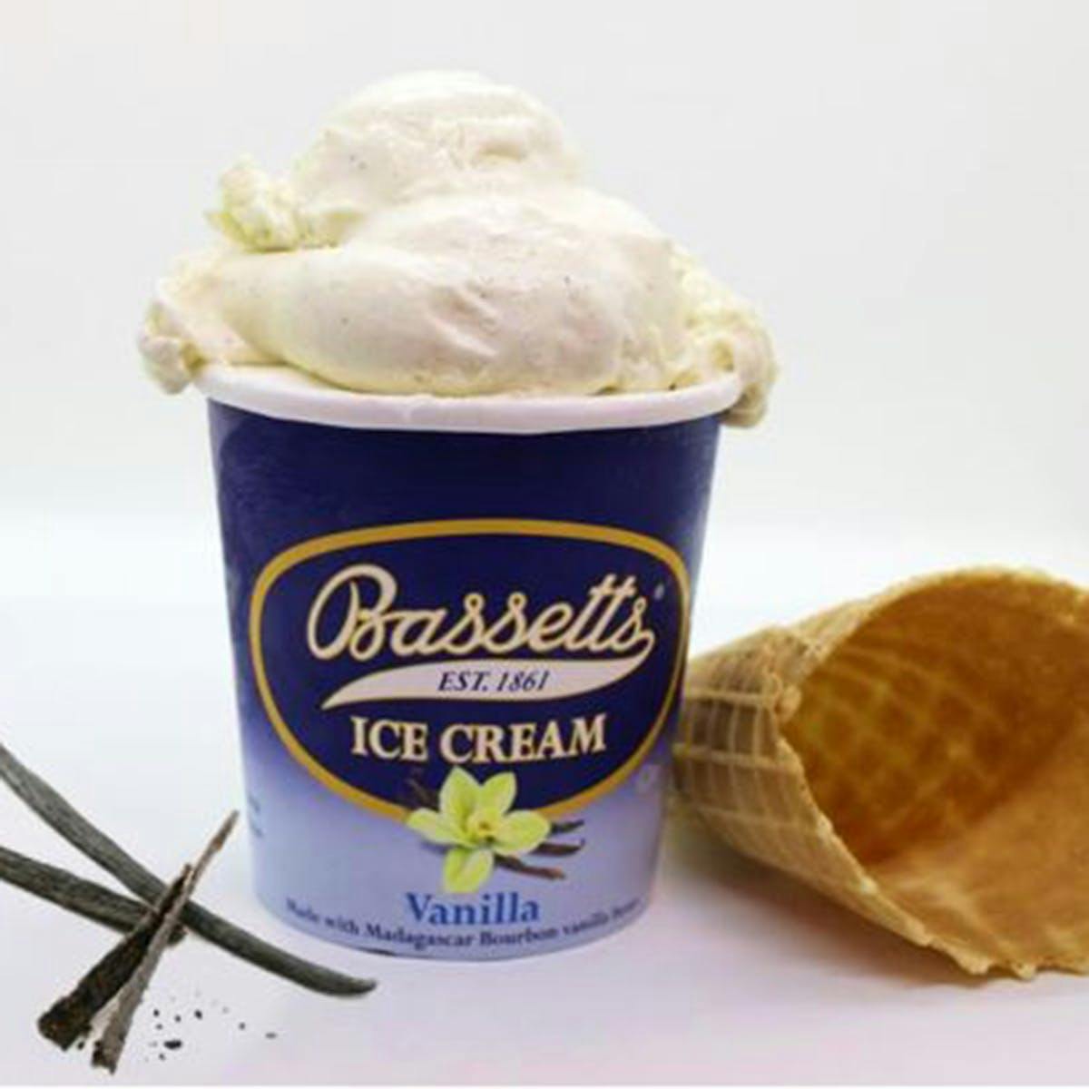 Vanilla Ice Cream - 6 Pints by Bassetts Ice Cream - Alternate image 1