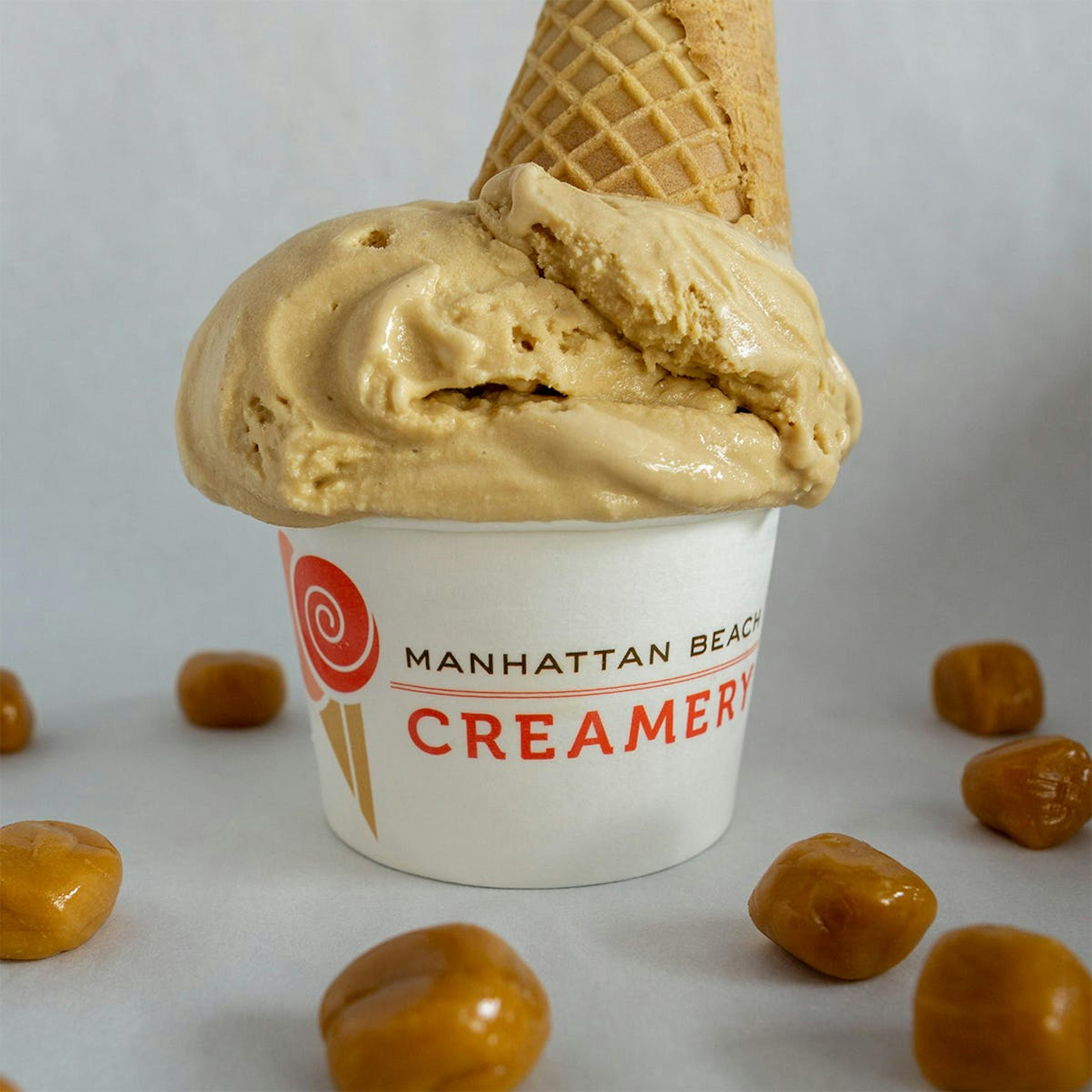 Salted Caramel Ice Cream - 5 Pints by Manhattan Beach Creamery