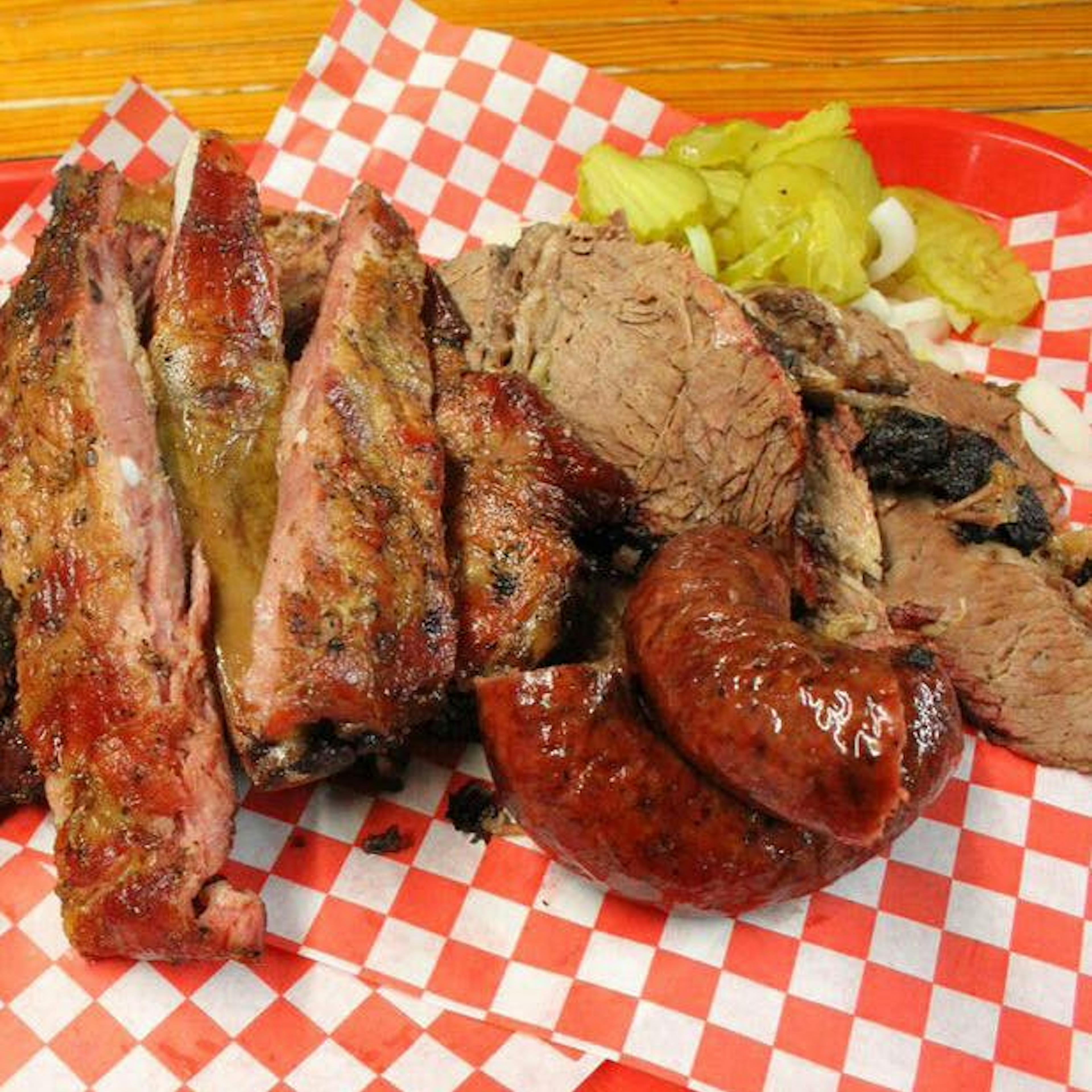 Texas Hot Links & Pork Ribs & Brisket Pack by Davila's BBQ