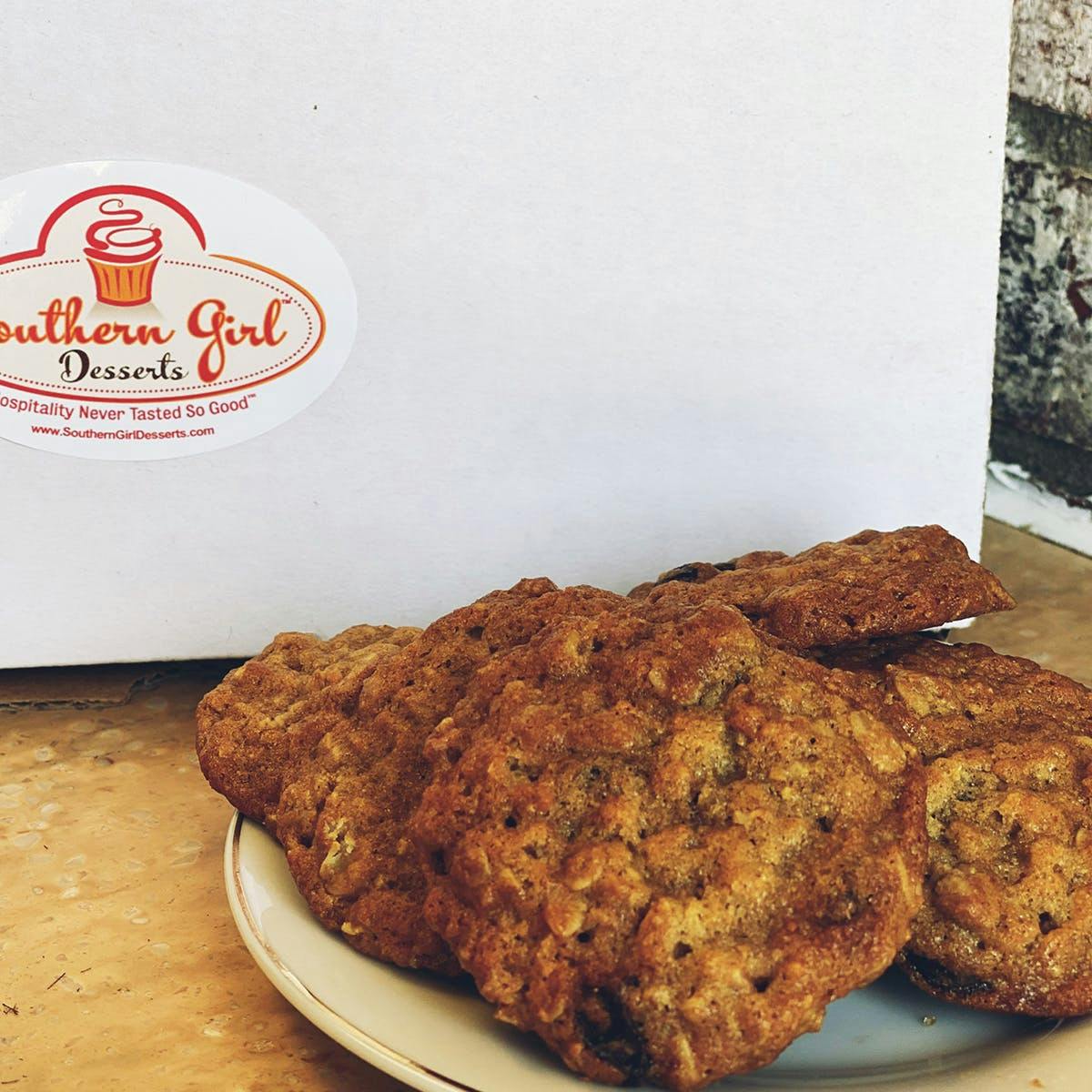 Oatmeal Raisin Cookie Dozen by Southern Girl Desserts