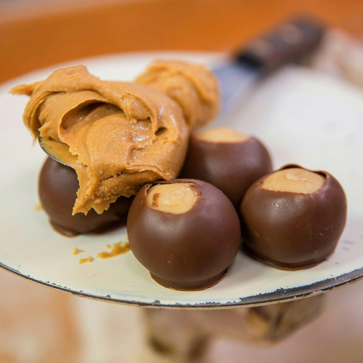 Peanut Butter Buckeyes - 8 Pack by Butter Maid Bakery
