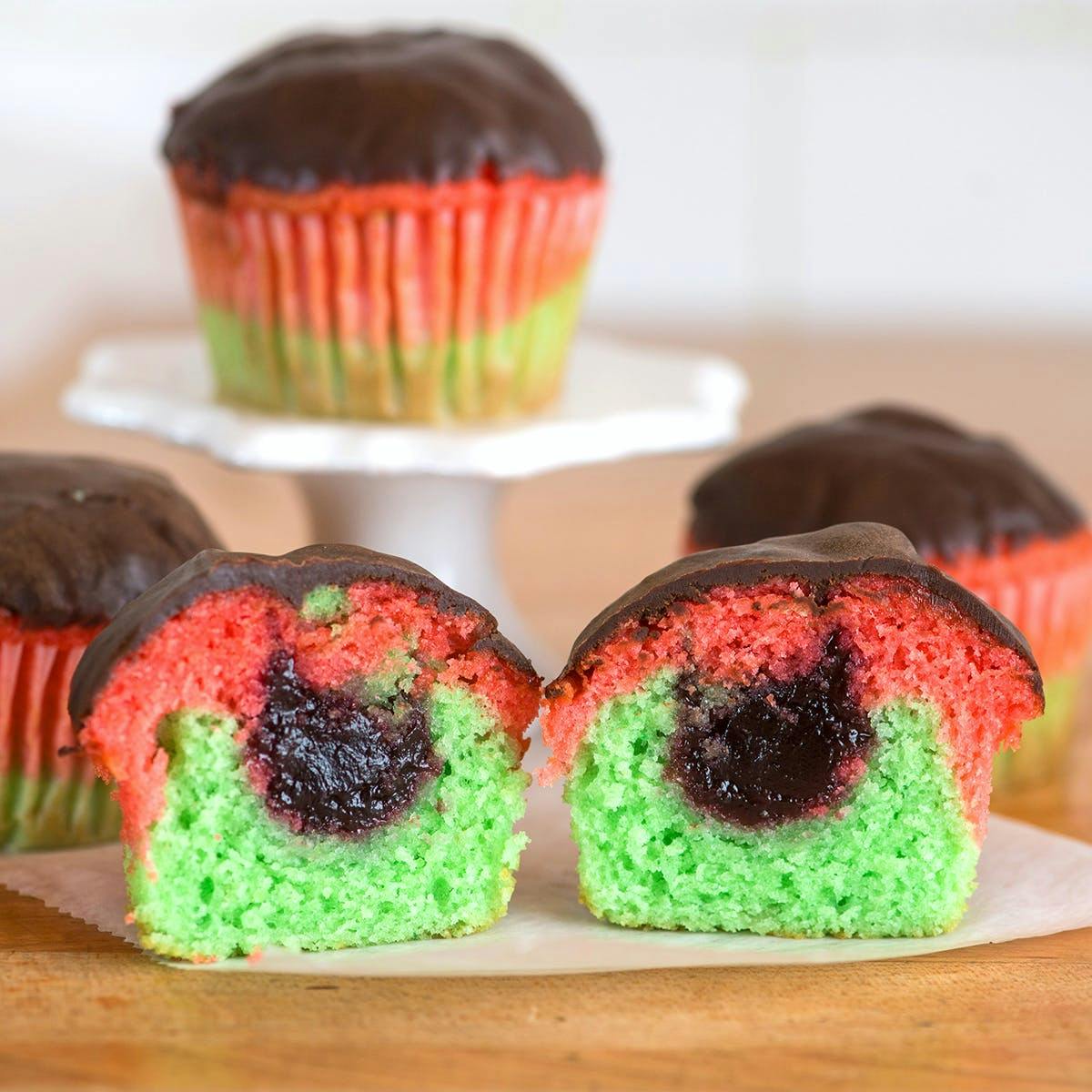Rainbow Cookie Cupcake Dozen by Brooklyn Cupcake
