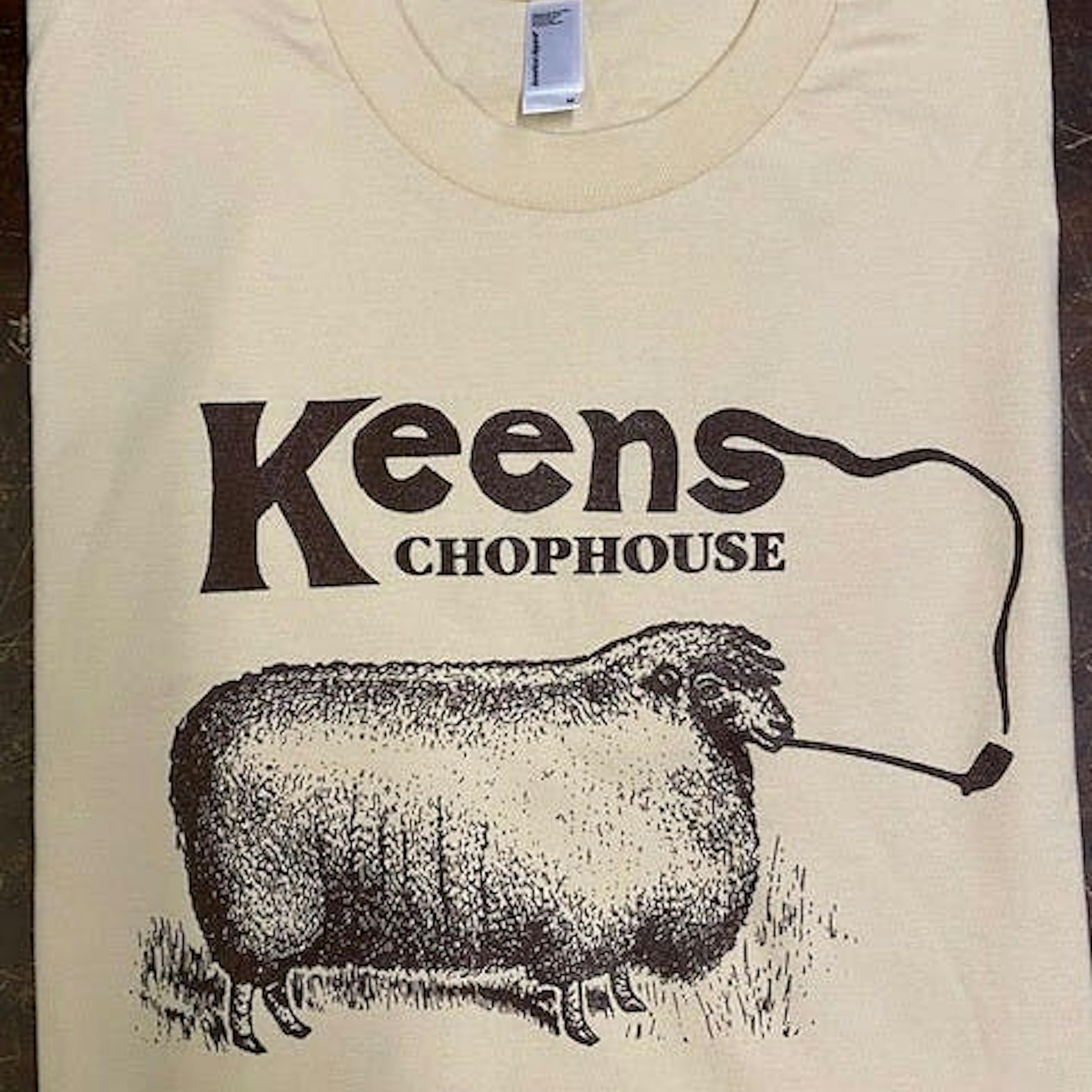 Cream Keens T-Shirt by Keens Steakhouse