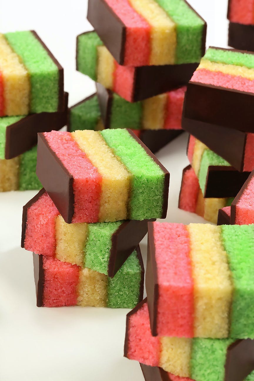 Rainbow Cookies - 1.5 lbs, image size:864x1296