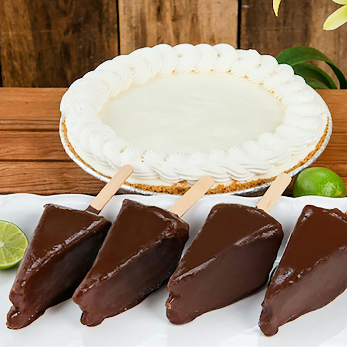 Key Lime Pie & Chocolate Dipped Pie Bars Combo by Key West Key Lime Pie Co.