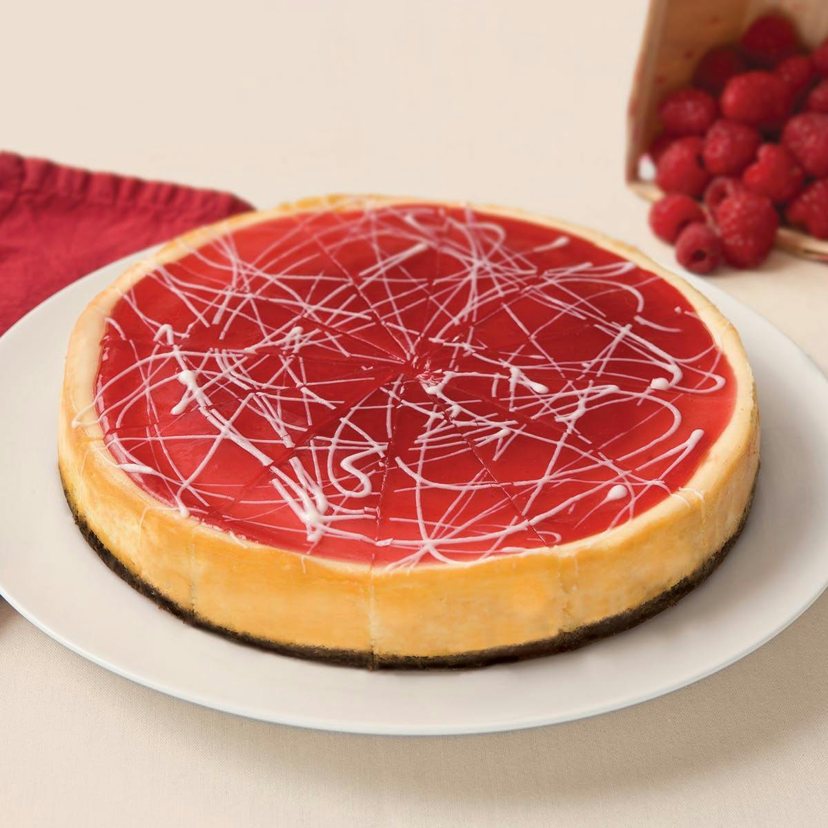 White Chocolate Raspberry Cheesecake by Eli's Cheesecake Company