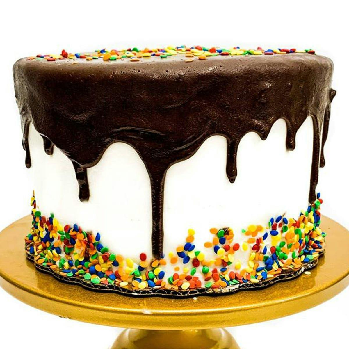 Chocolate Drip Birthday Cake