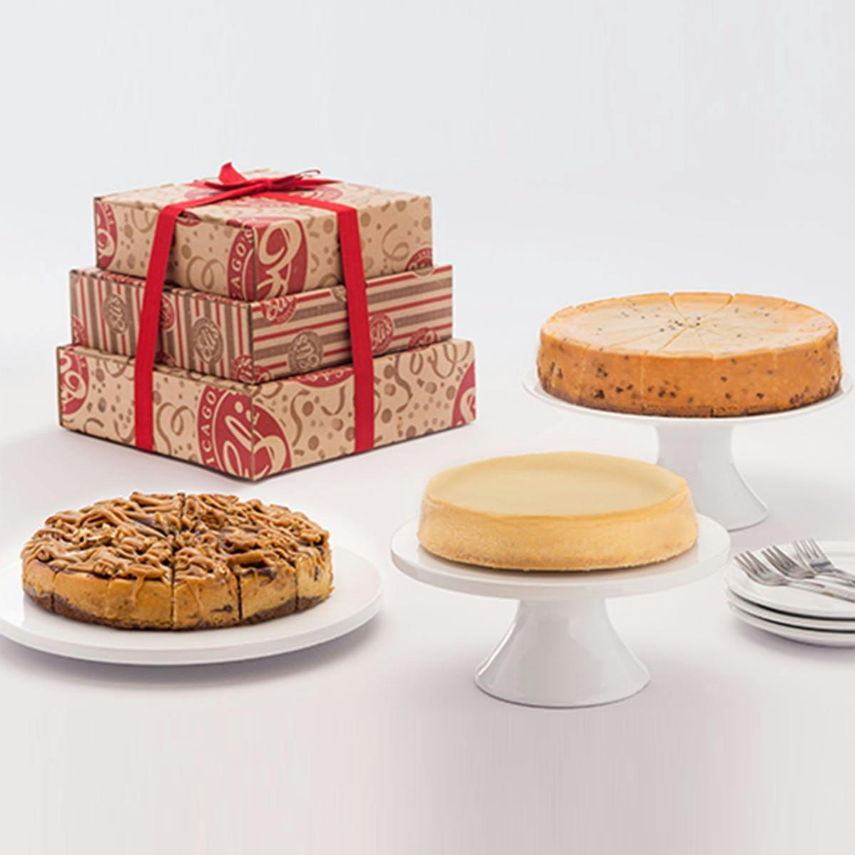 Tower of Cheesecake by Eli's Cheesecake Company