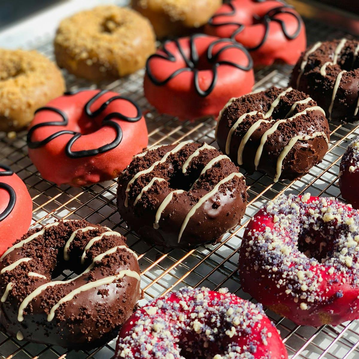 Best Seller Cake Donut Dozen by Du's Donuts Goldbelly