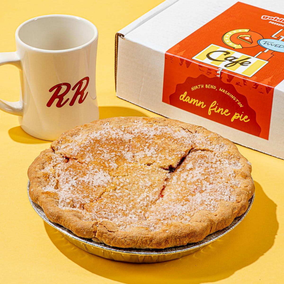 "Twin Peaks" Cherry Pie + Mug by Twede's Cafe