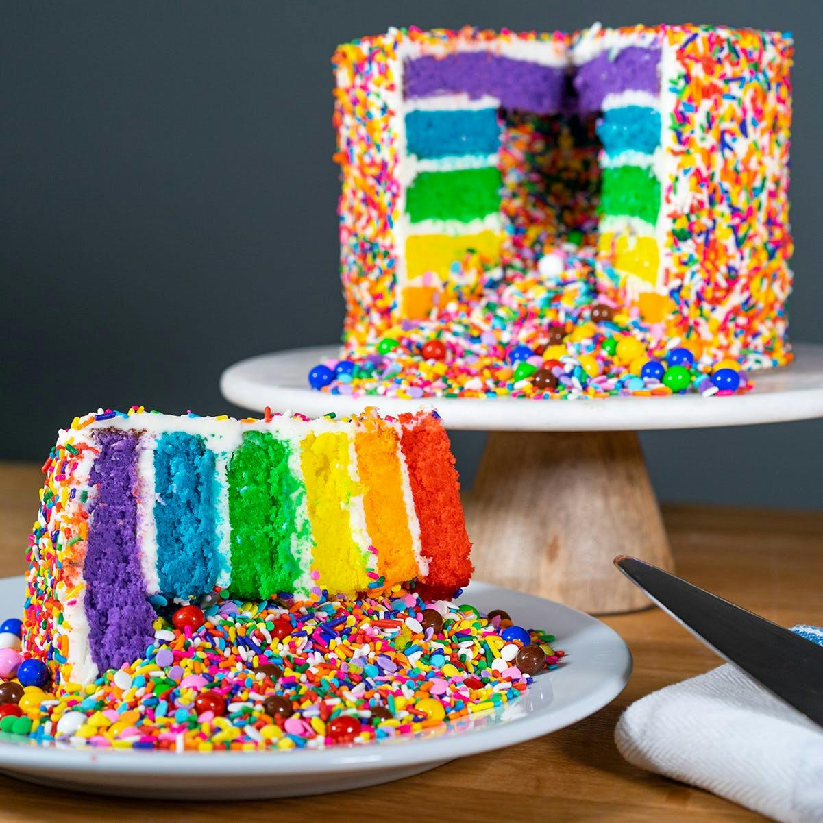 Rainbow Surprise Cake by Carlo's Bakery Goldbelly