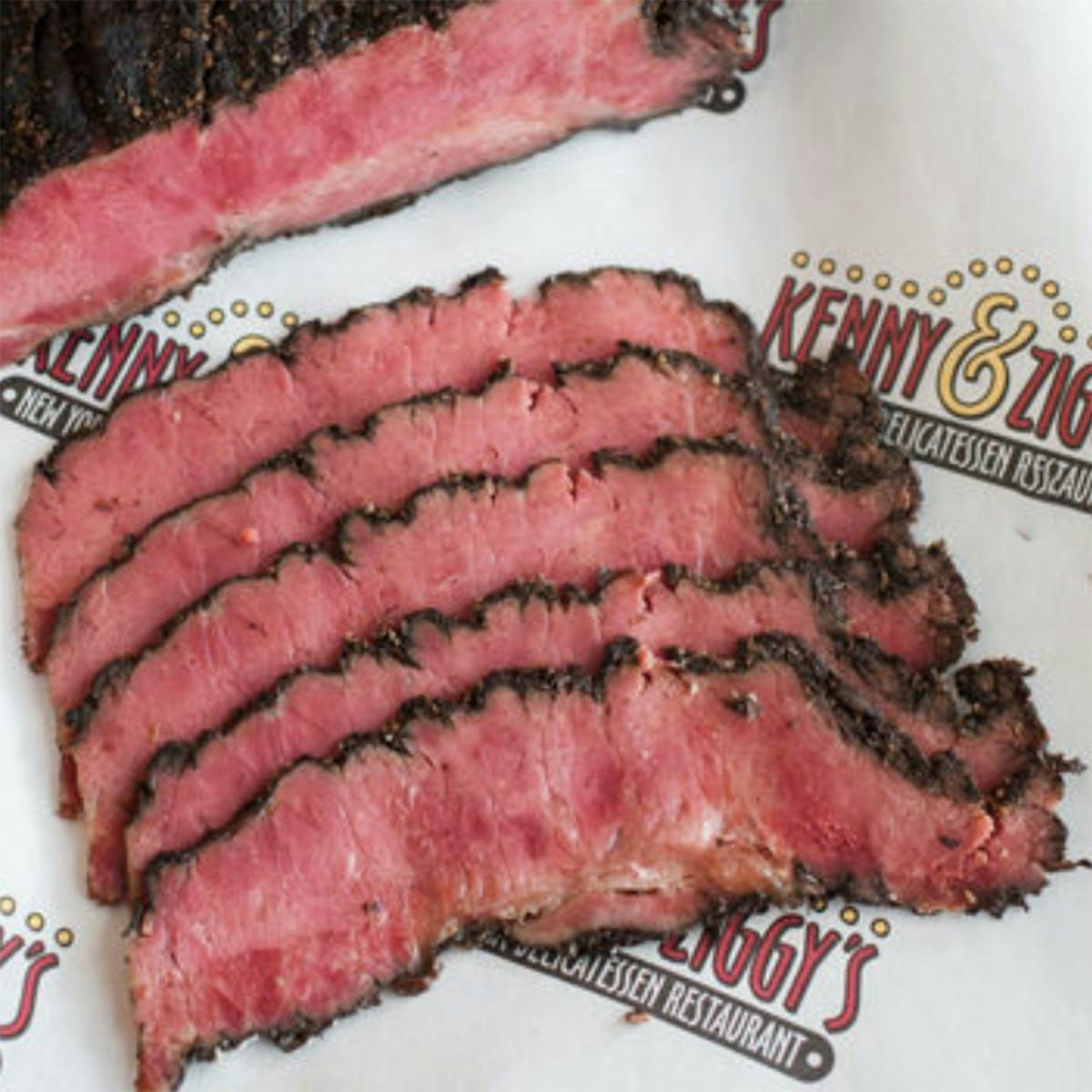 Smoked Pastrami 1 lb. by Kenny & Ziggy's Delicatessen Goldbelly