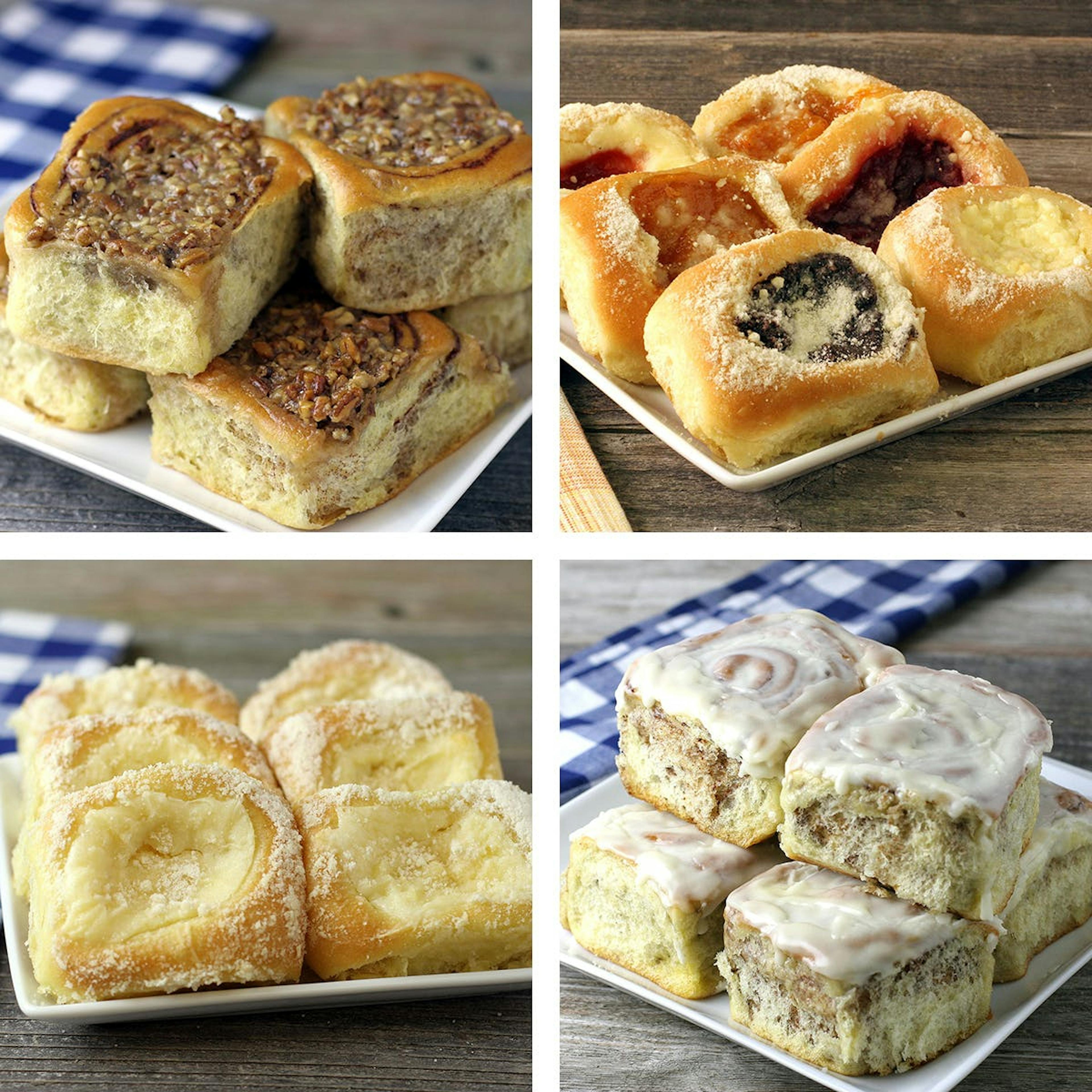 Kolaches + Sweet Rolls Sampler Pack by Weikel's Bakery