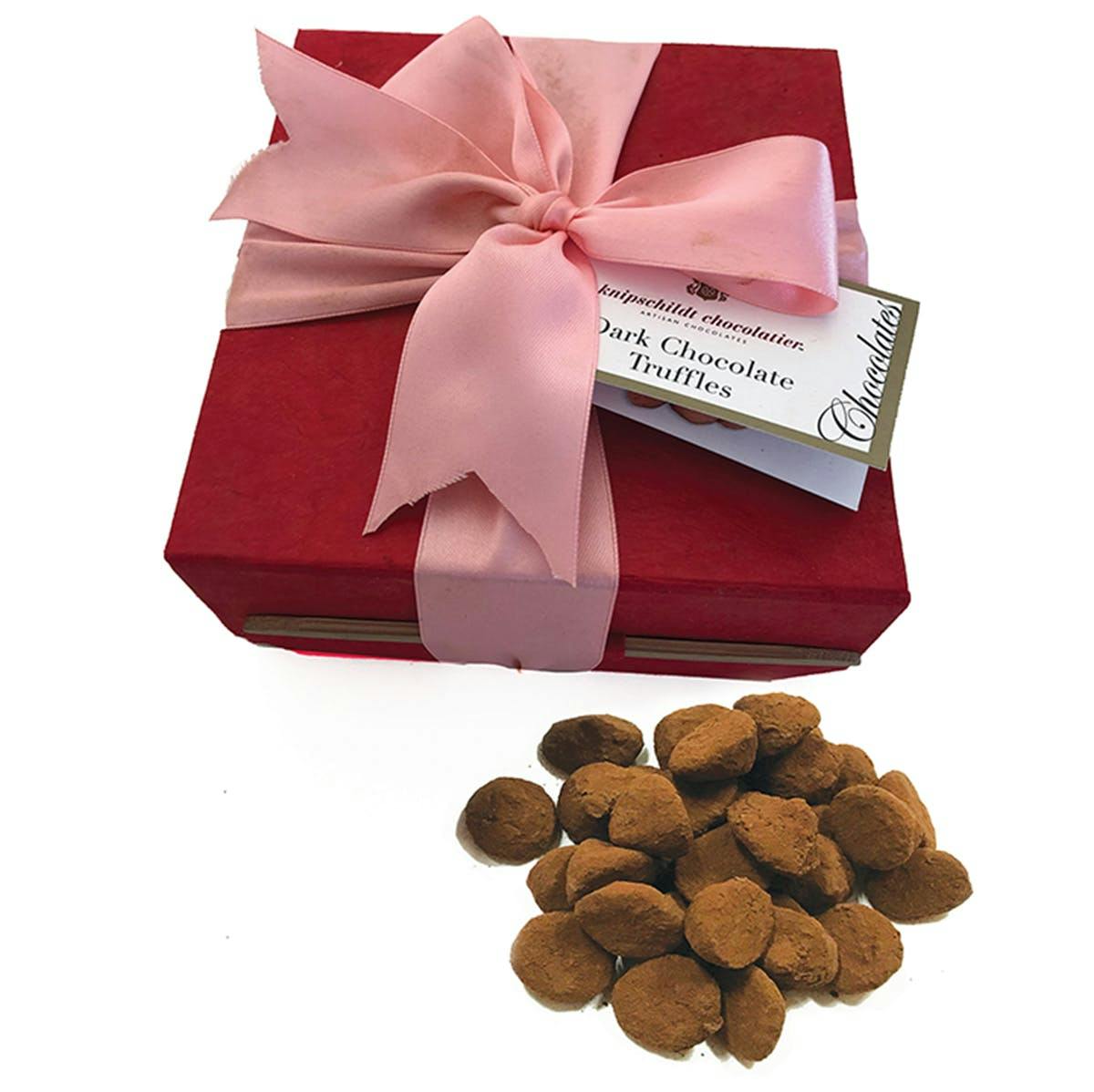 Dark Chocolate Truffles Gift Box by Knipschildt Chocolatier