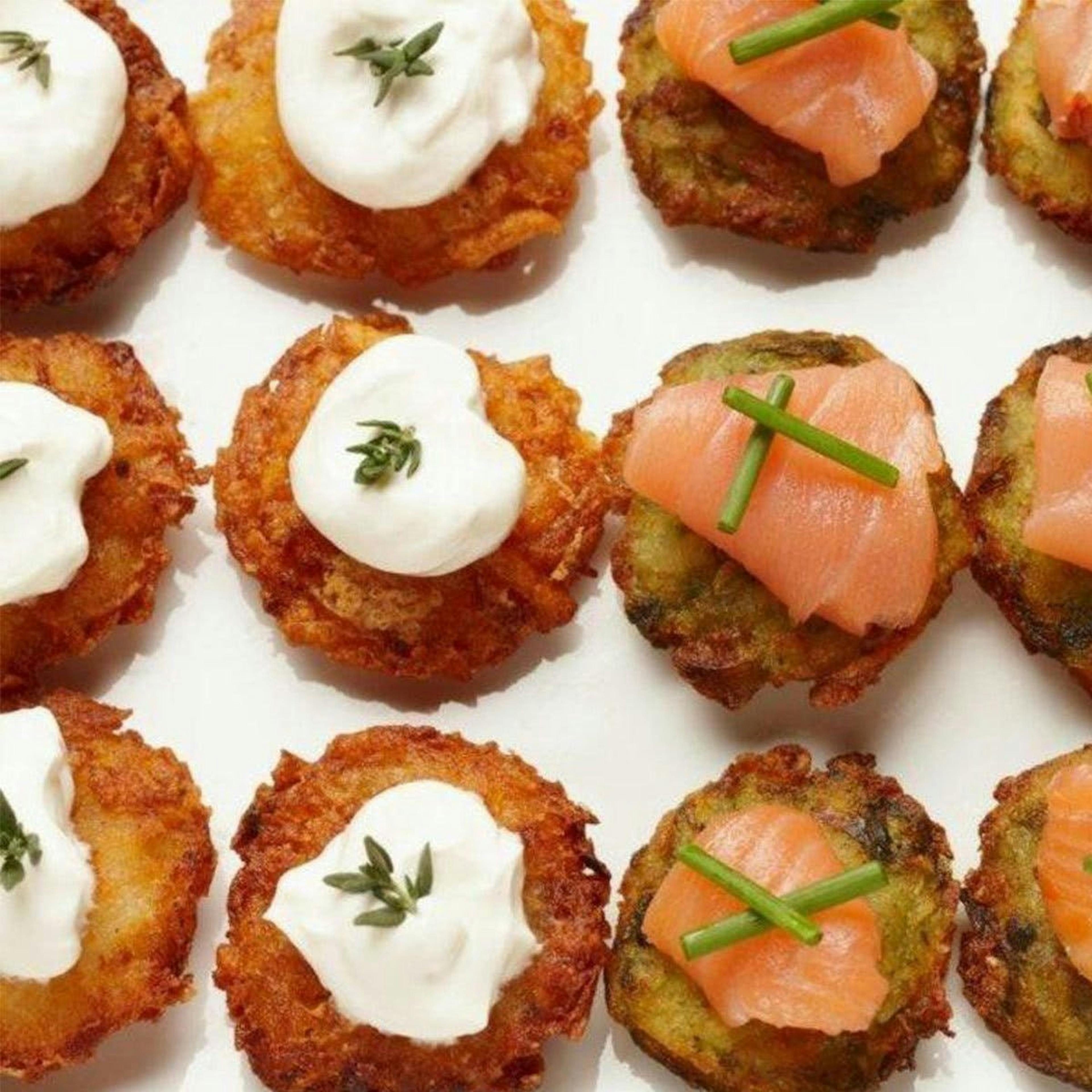 Bite Size Green Onion Latke - 48 Pack by Linda's Gourmet Latkes