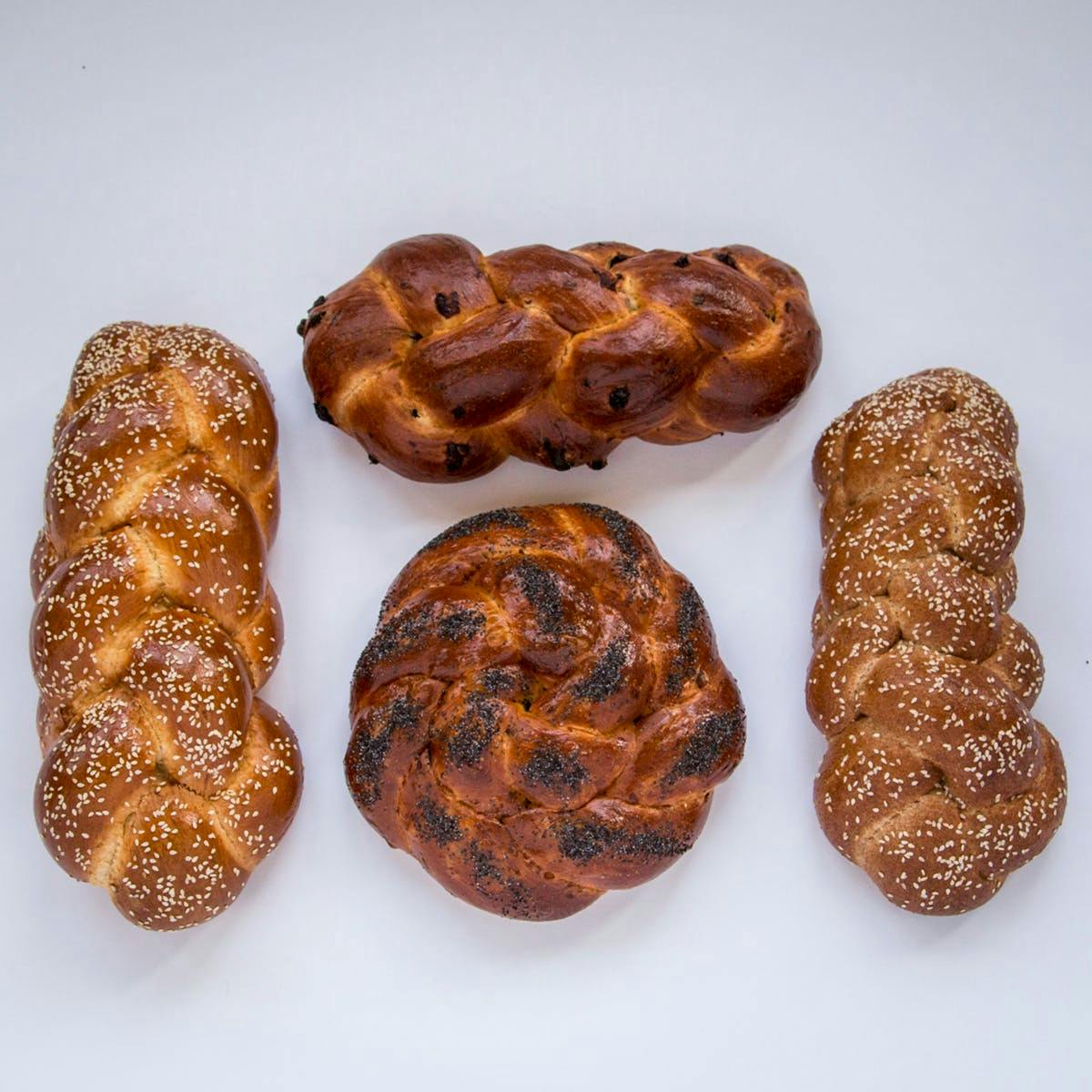 Challah Sampler - 4 Pack by NAVAD Bakers