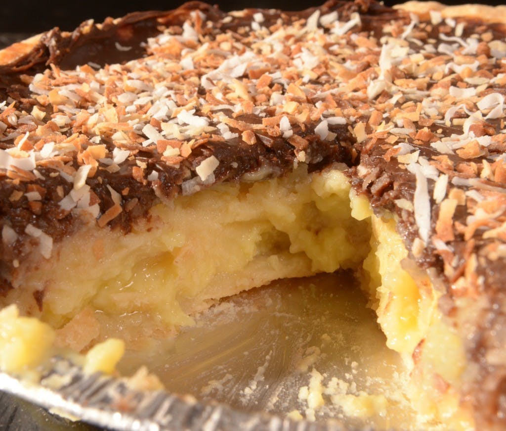 Chocolate Coconut Chess Pie by B-More Pies