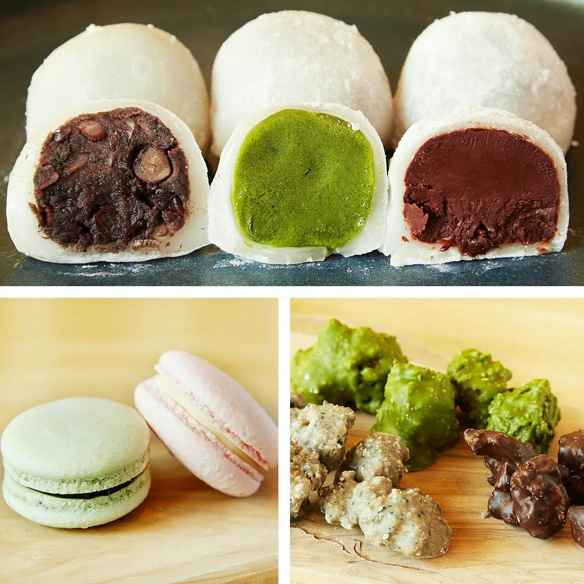 Assorted Tomoko Sweets Box - Mochi, Macaron & Crunch by Patisserie Tomoko