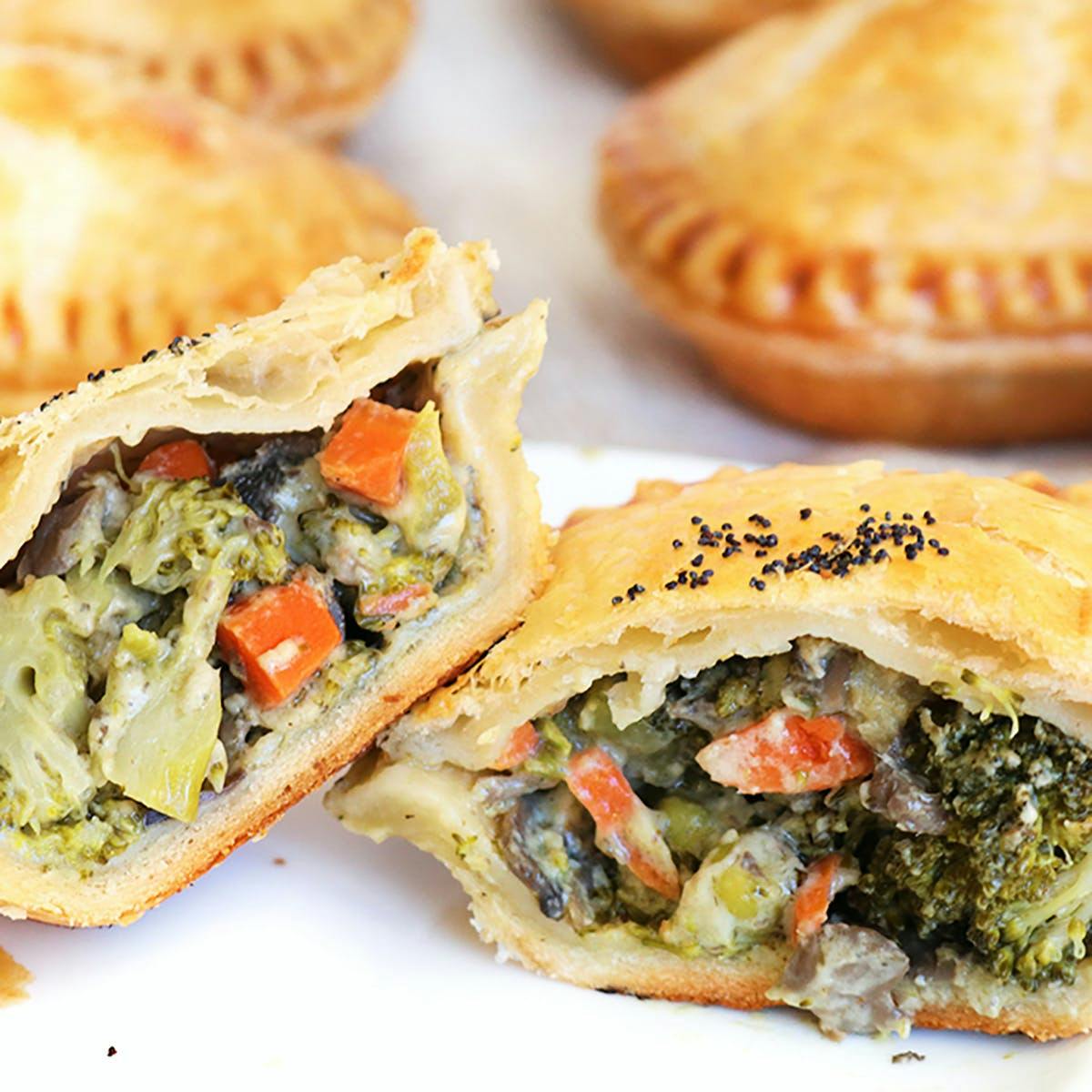 Veggie Thai Curry Hand Pies by Panbury's Double Crust Hand Pies