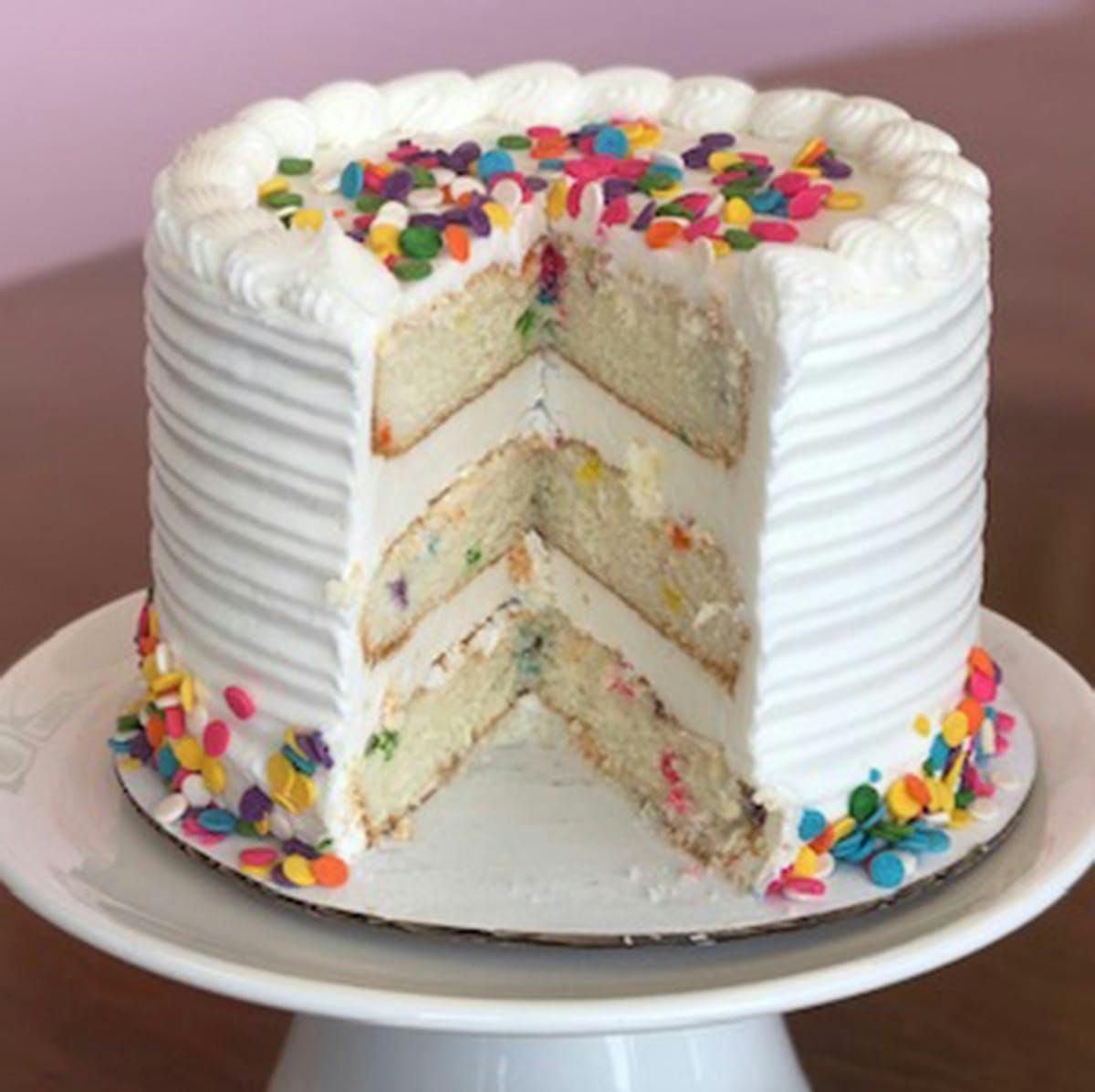 Vanilla Birthday Cake - Cake House Online