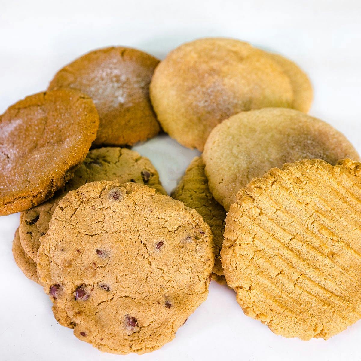 Assorted Texas Sized Cookies - Dozen by Gladys' Bakery