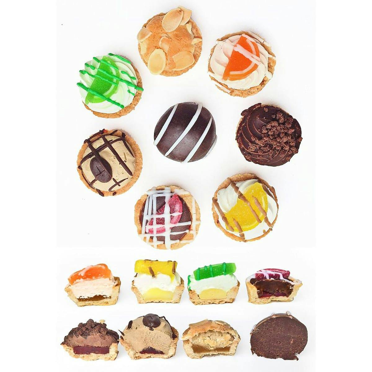 Kosher Mini Delites Tartlet Assortment - 24 Pack by Charm City Kosher