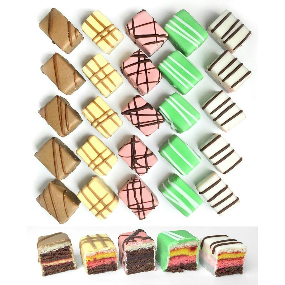 Kosher Deluxe Petit Fours - 48 Pack by Charm City Kosher