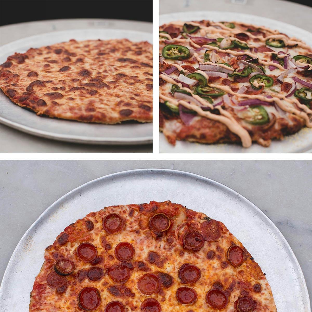 Thin Crust Pizza Sampler - 3 Pack by Emmett's