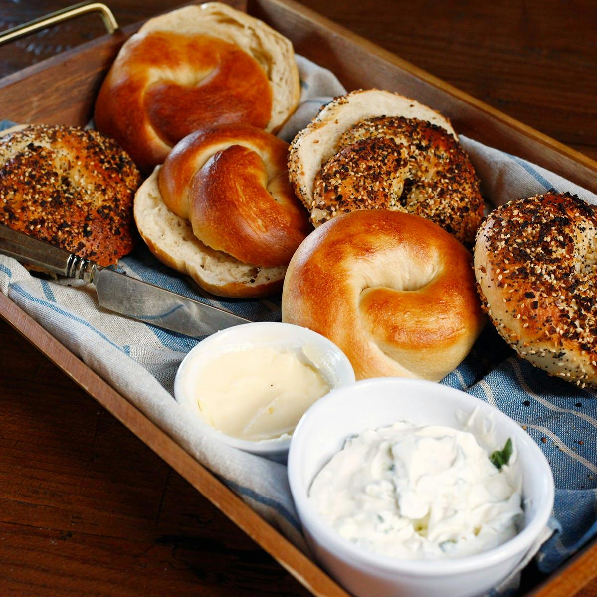 Bake Your Own Bagels with Cream Cheese - 2 Dozen by Pop's Bagels