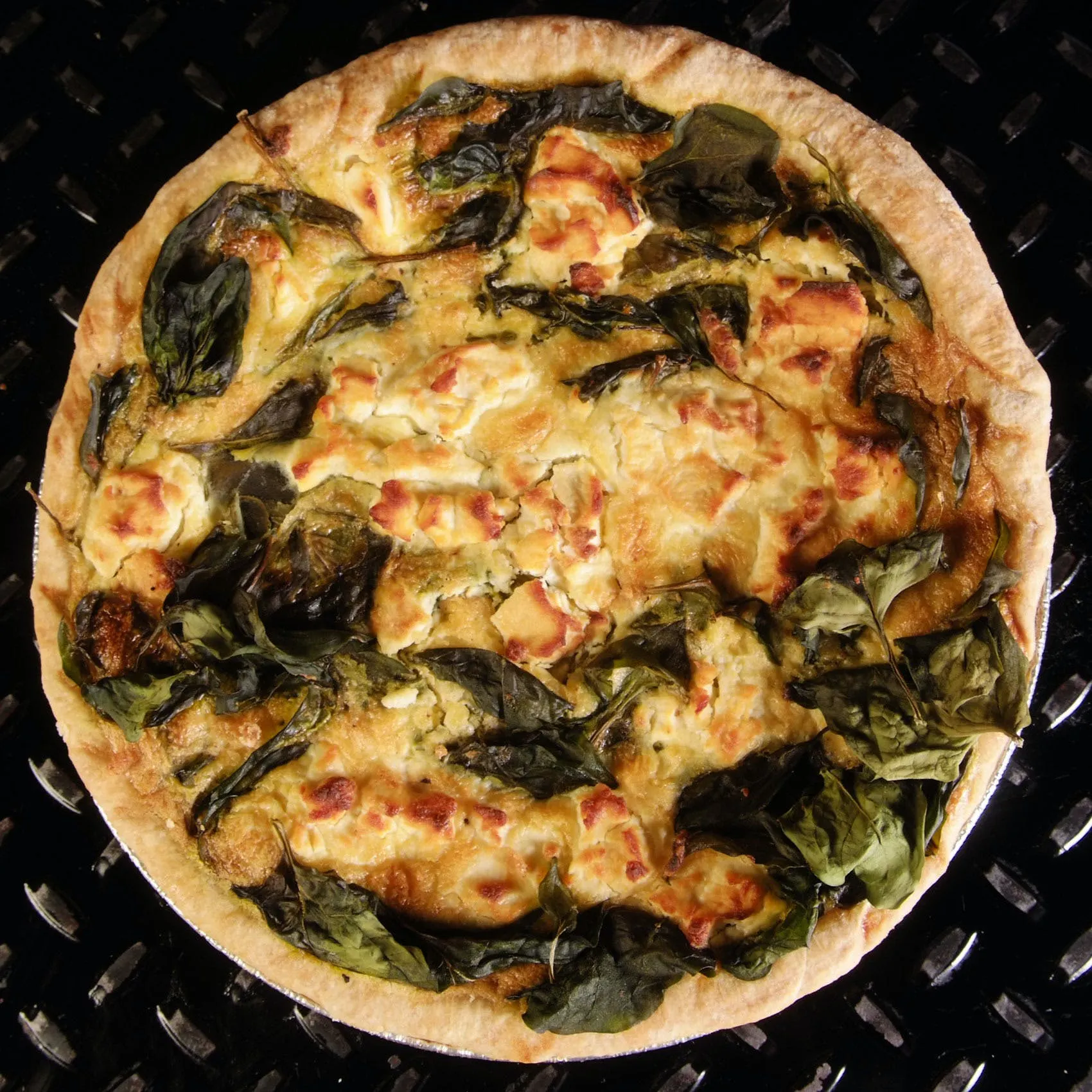 Spinach Goat Cheese Quiche by B-More Pies