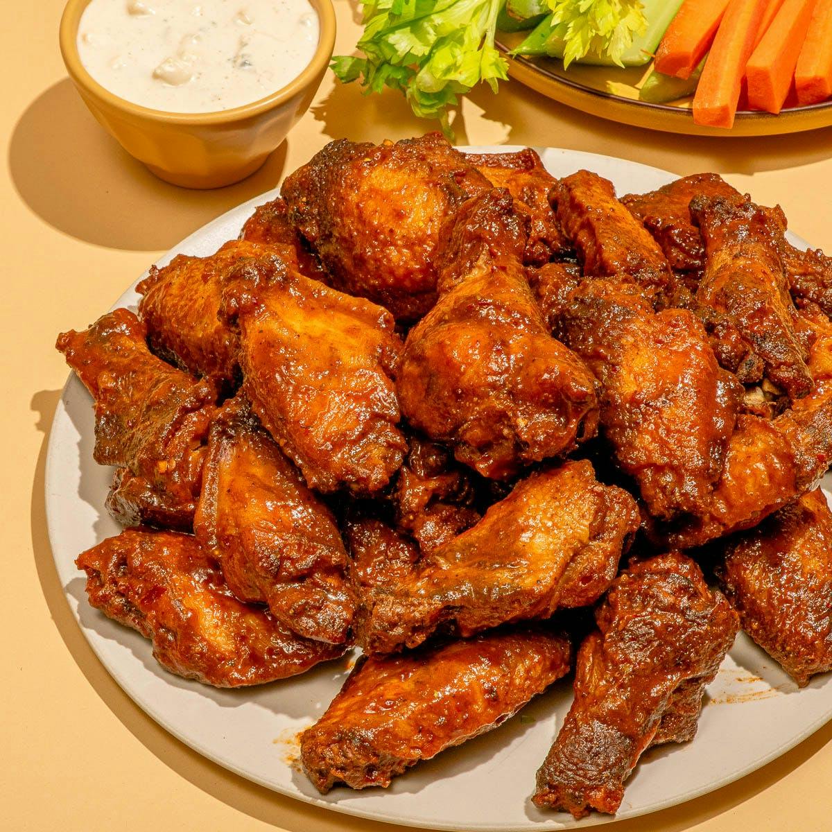 Dry Rubbed Smoked Wings - 50 Wings by Lockhart Smokehouse