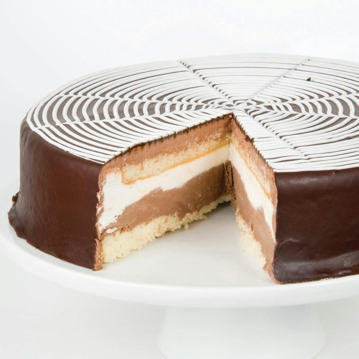 Black and White Mousse Cake by Carousel Cakes