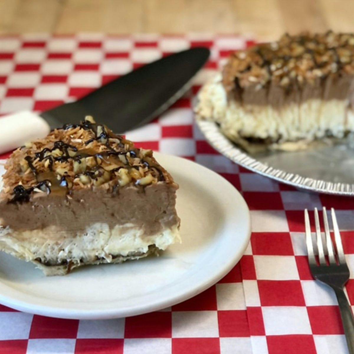 Turtle Coconut Cream Pie by Betty's Pies