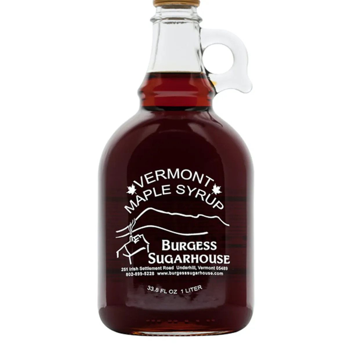 Burgess Sugarhouse - Grade A Maple Syrup: Dark Color with Robust Taste