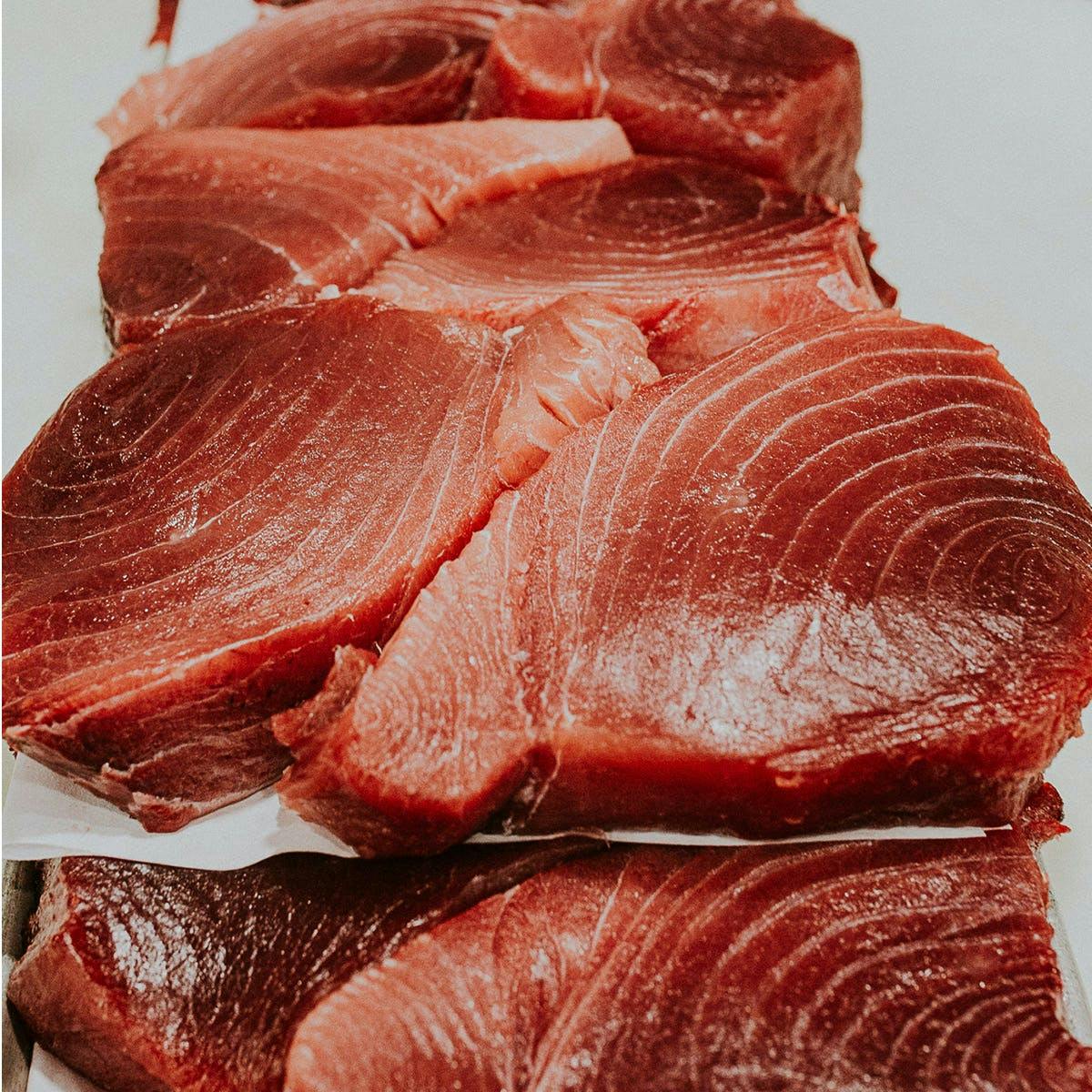 Tuna (Ahi) - Yellowfin, Hawaii, Wild, 1 lb by Pike Place Fish Market -  Goldbelly