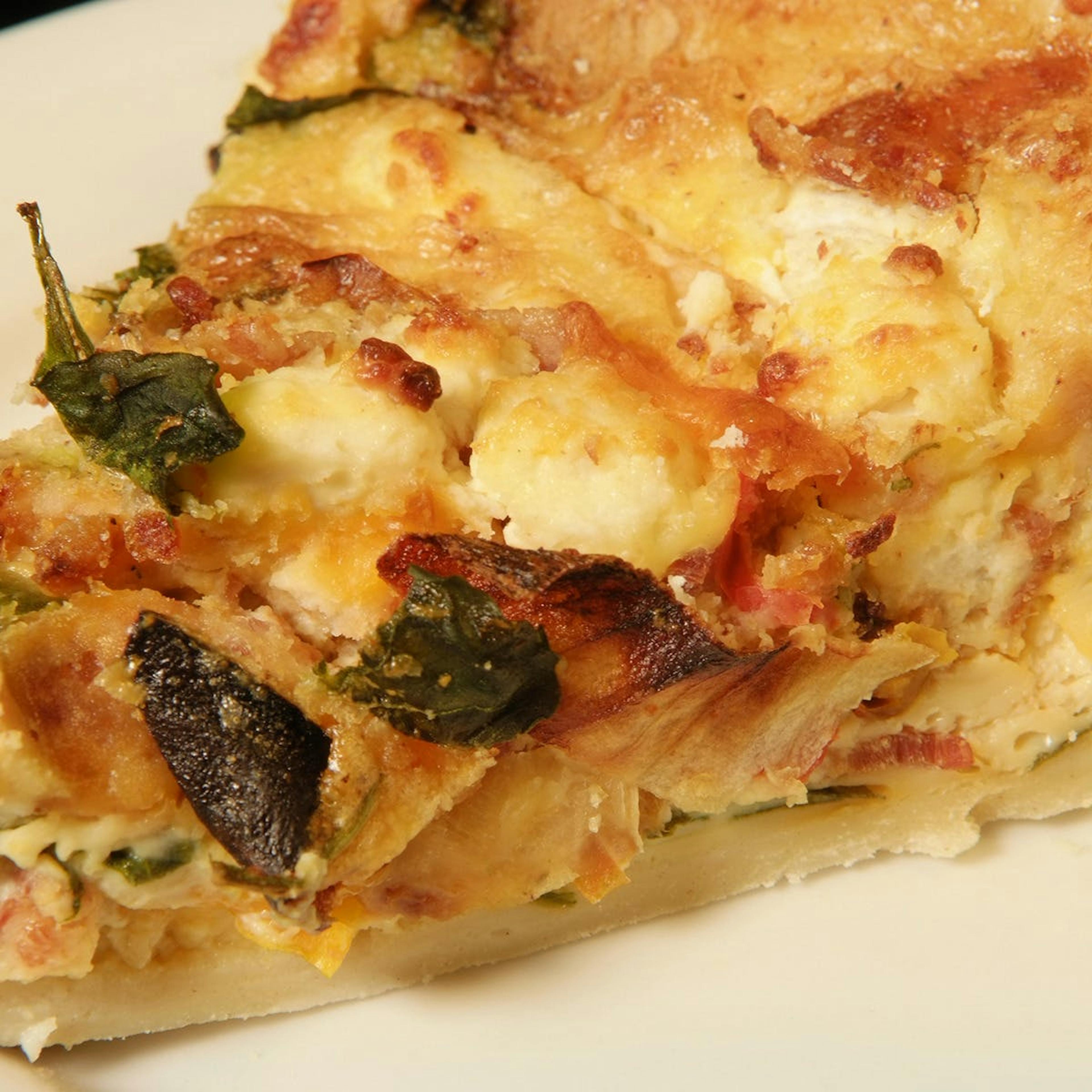 Roasted Veggie Bacon "Cowboy" Quiche by B-More Pies