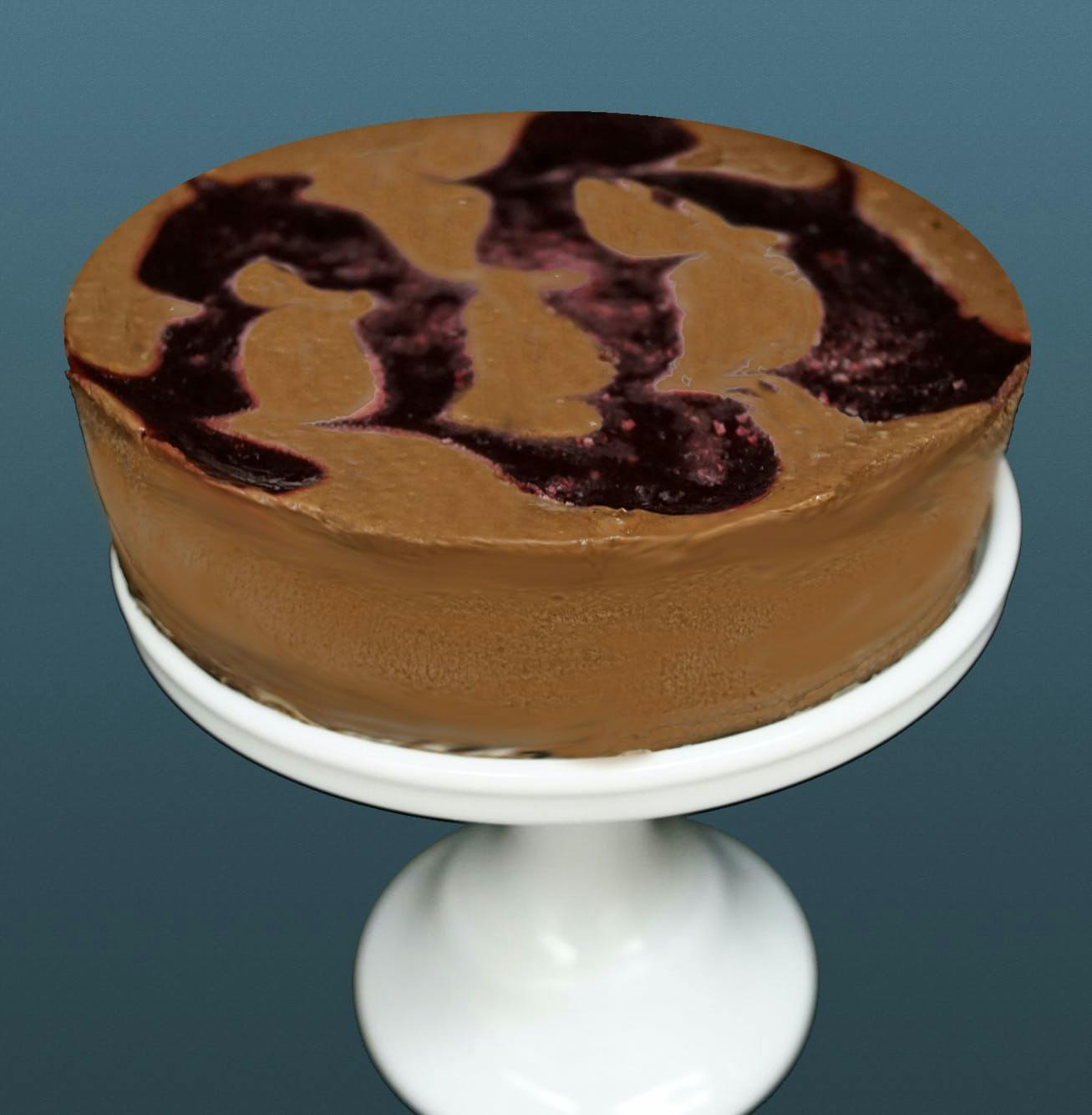 Raspberry Chocolate Cheesecake - 6" by The Nuns of New Skete